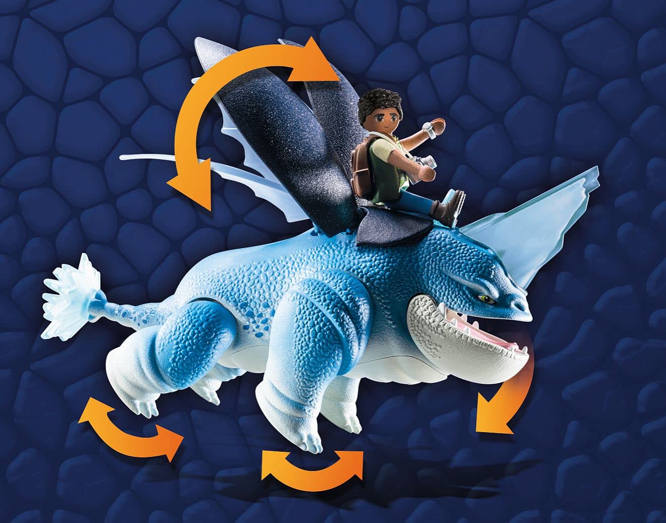 Playmobil 71082 Plowhorn D’Angelo drago 17 pezzi