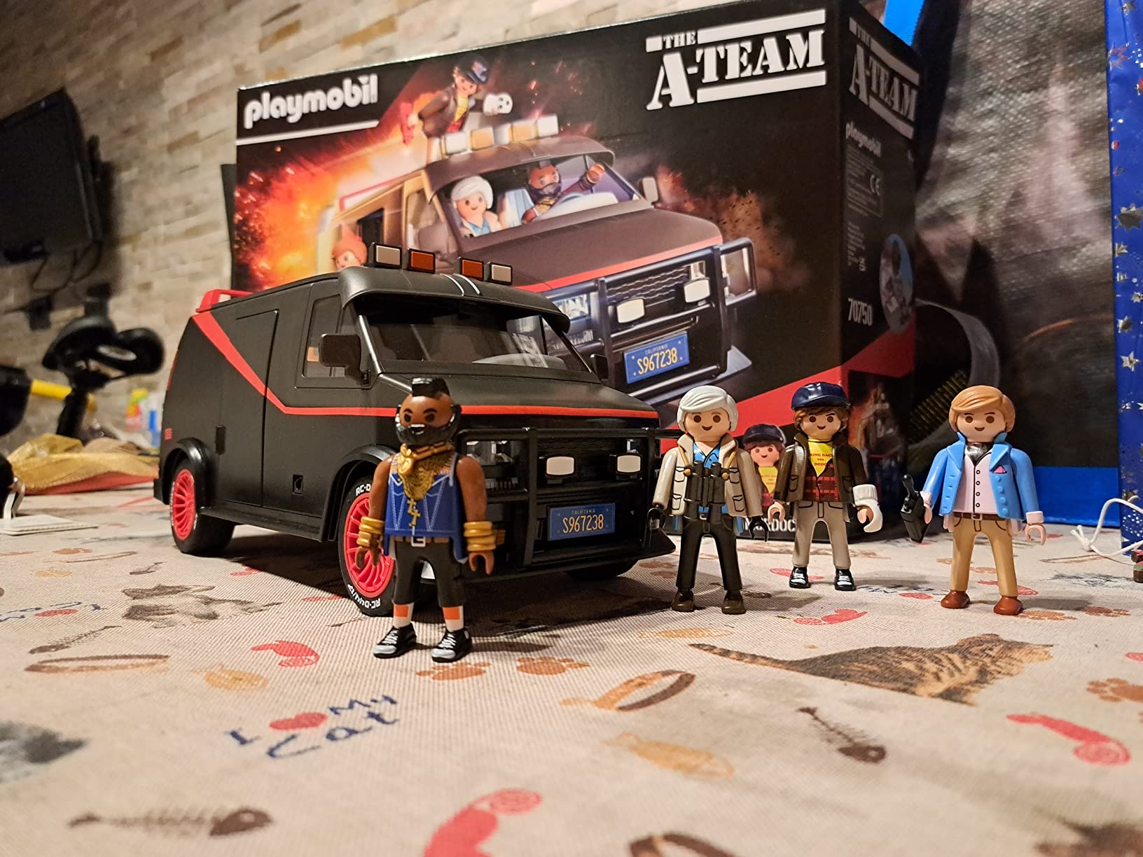 PLAYMOBIL The A-Team 70750 Van furgone 4 personaggi