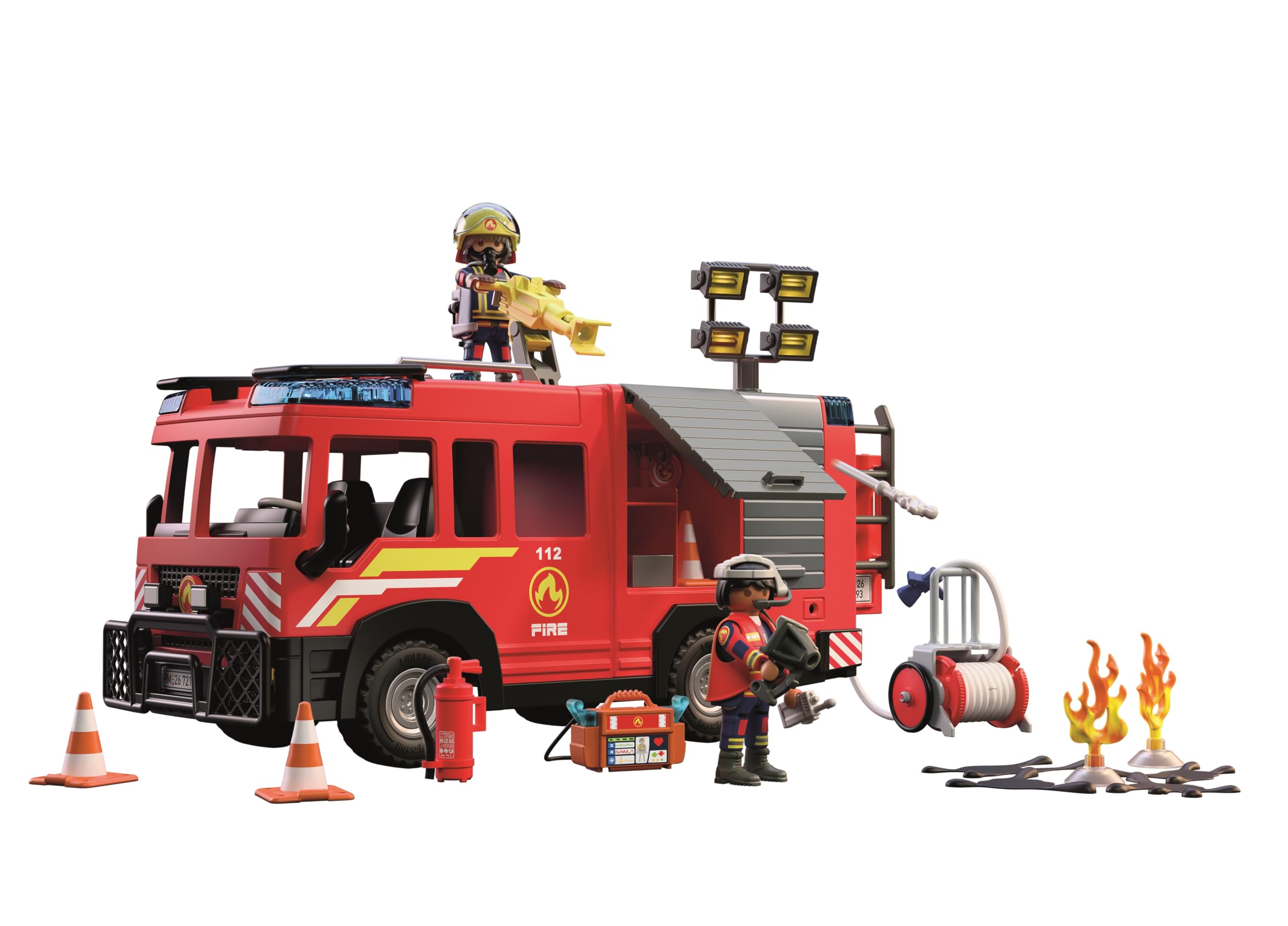 Playmobil City Action 72193 camion pompieri con luci e suoni