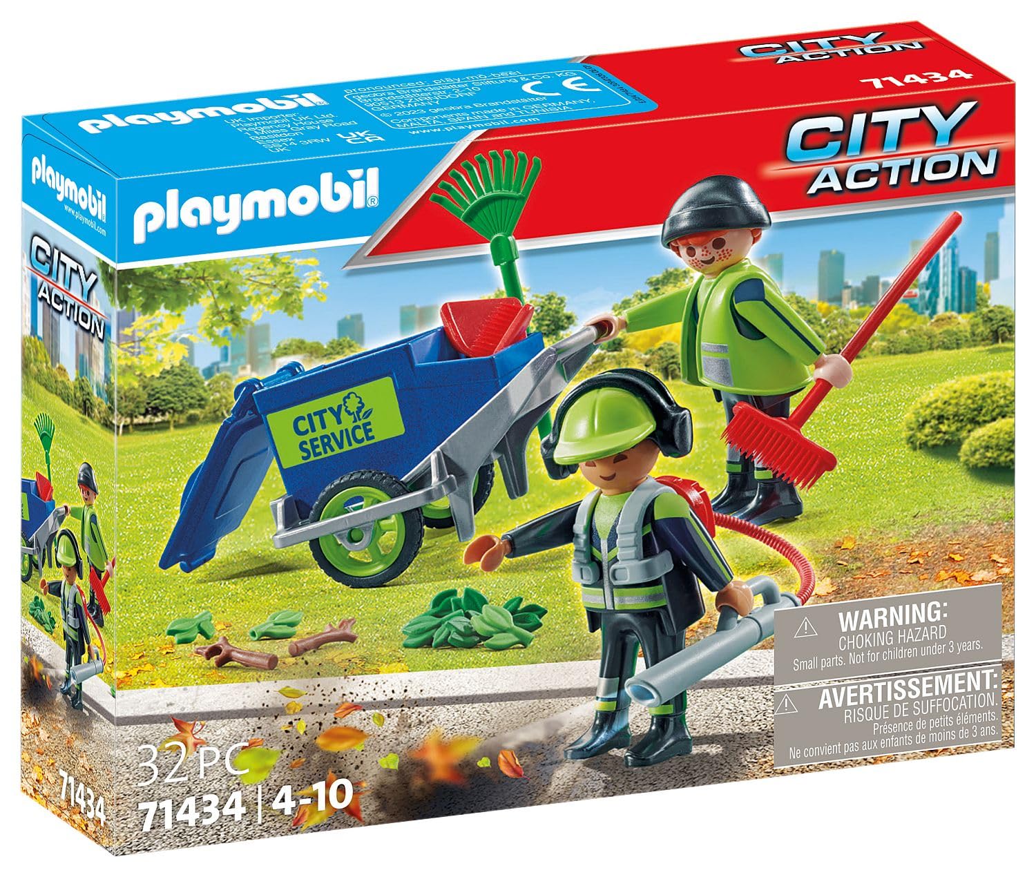 Playmobil City Action 71434 Squadra di Pulizia 32 Pezzi