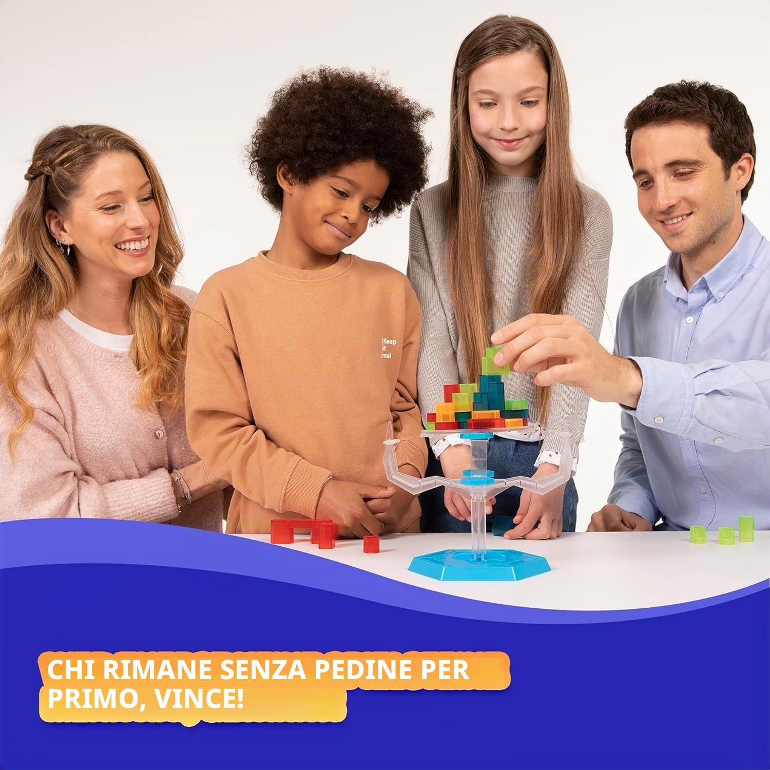 IMC Toys Play Fun Gravity Tower Gioco Torre 48 Blocchi