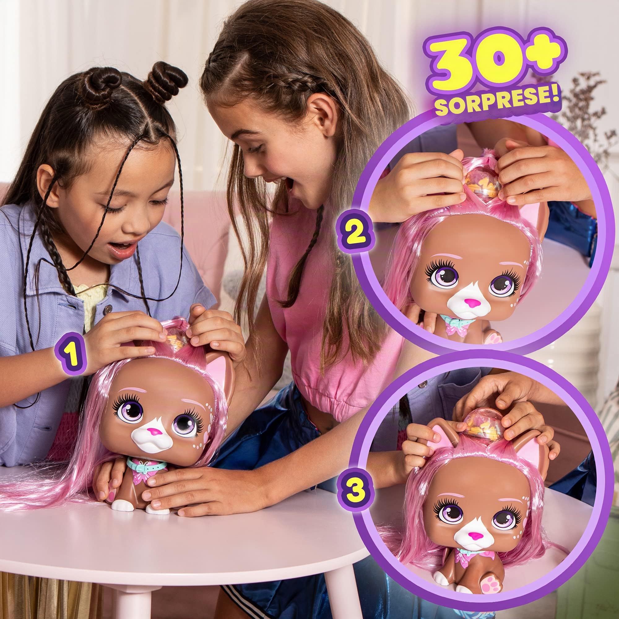 VIP Pets Mega Pet Nyla Bambola Capelli Lunghi