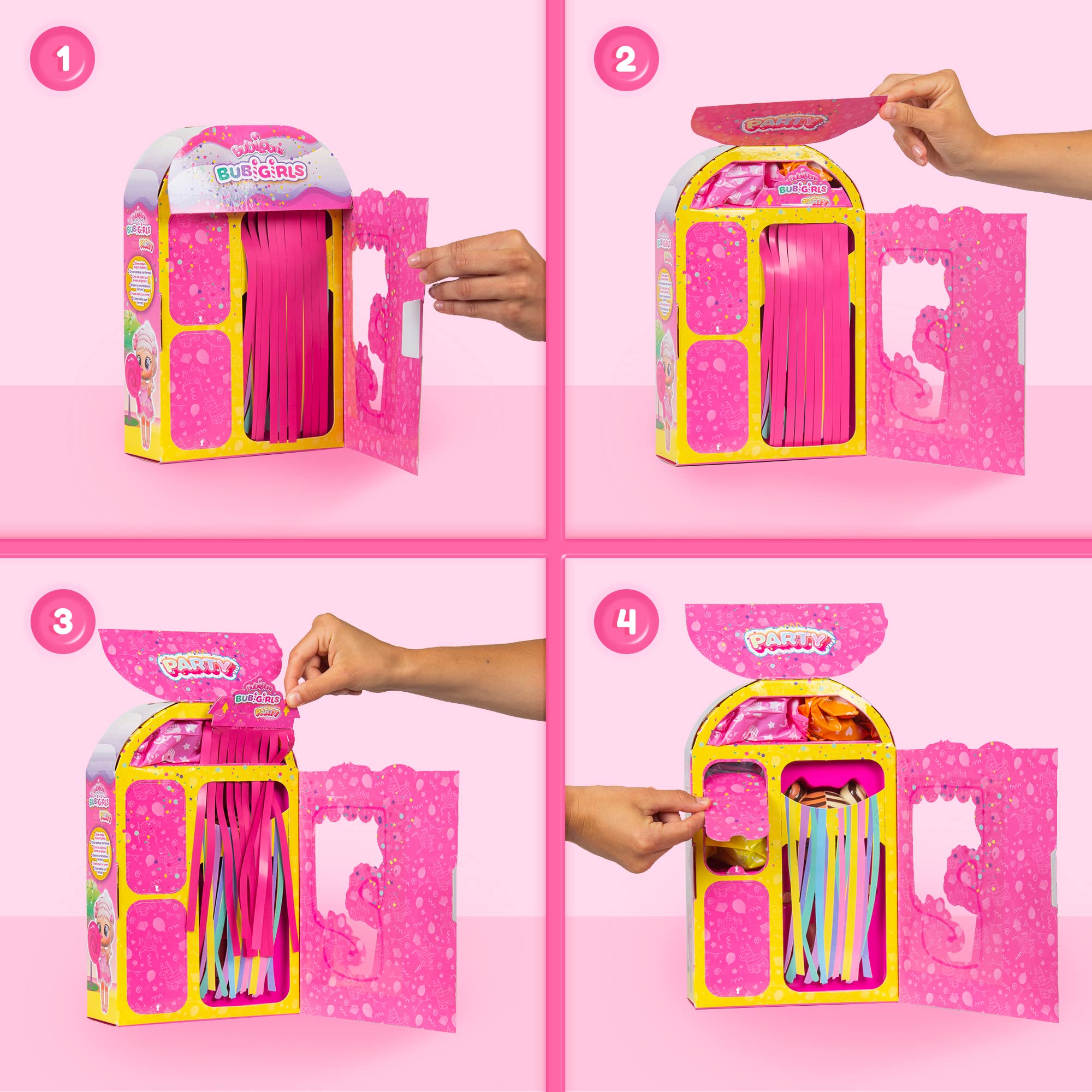 Bubiloons Bubigirls Quinn bambola gonfia palloncini 12 accessori