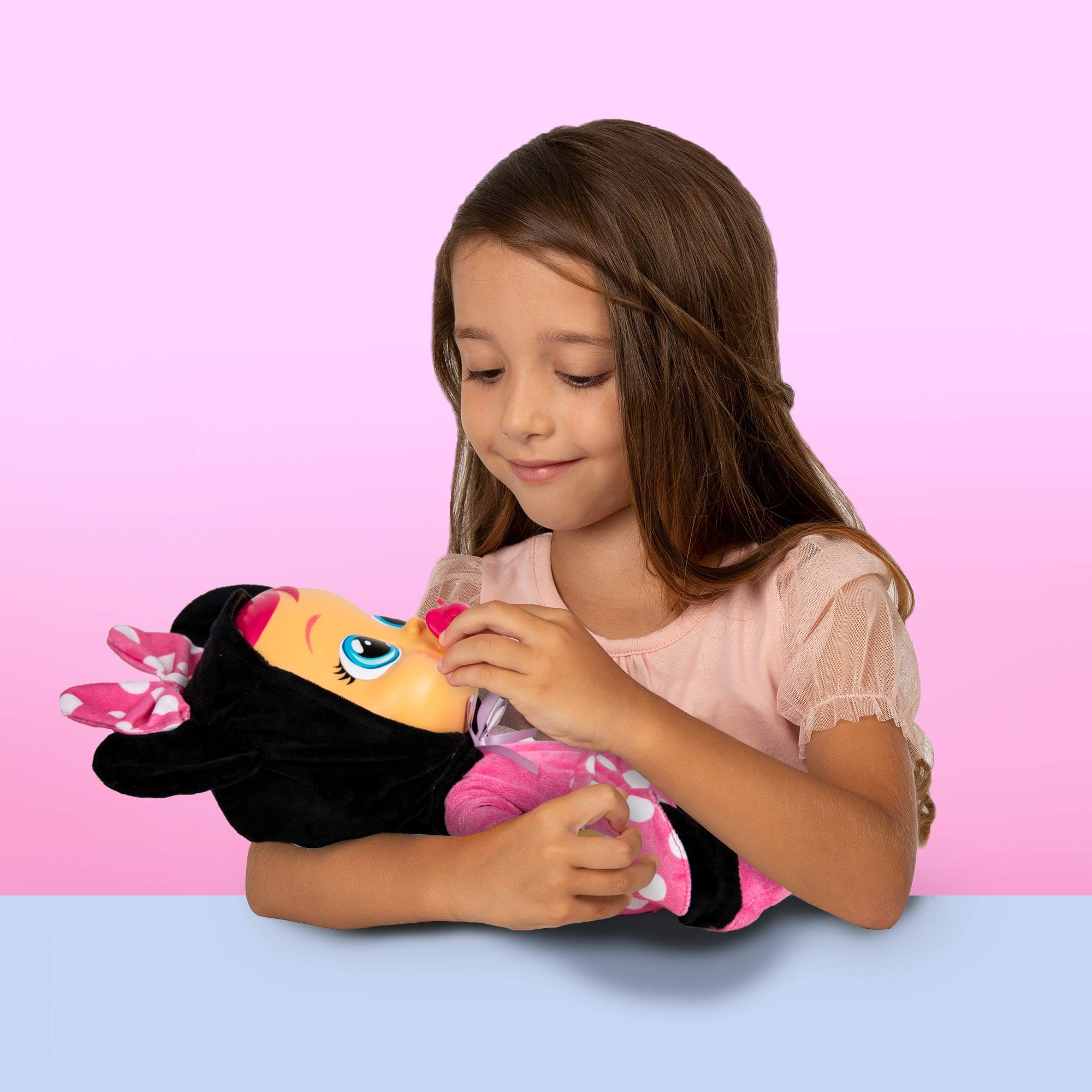 IMC Toys Cry Babies Minnie Bambola Interattiva Pigiama Lacrime Vere
