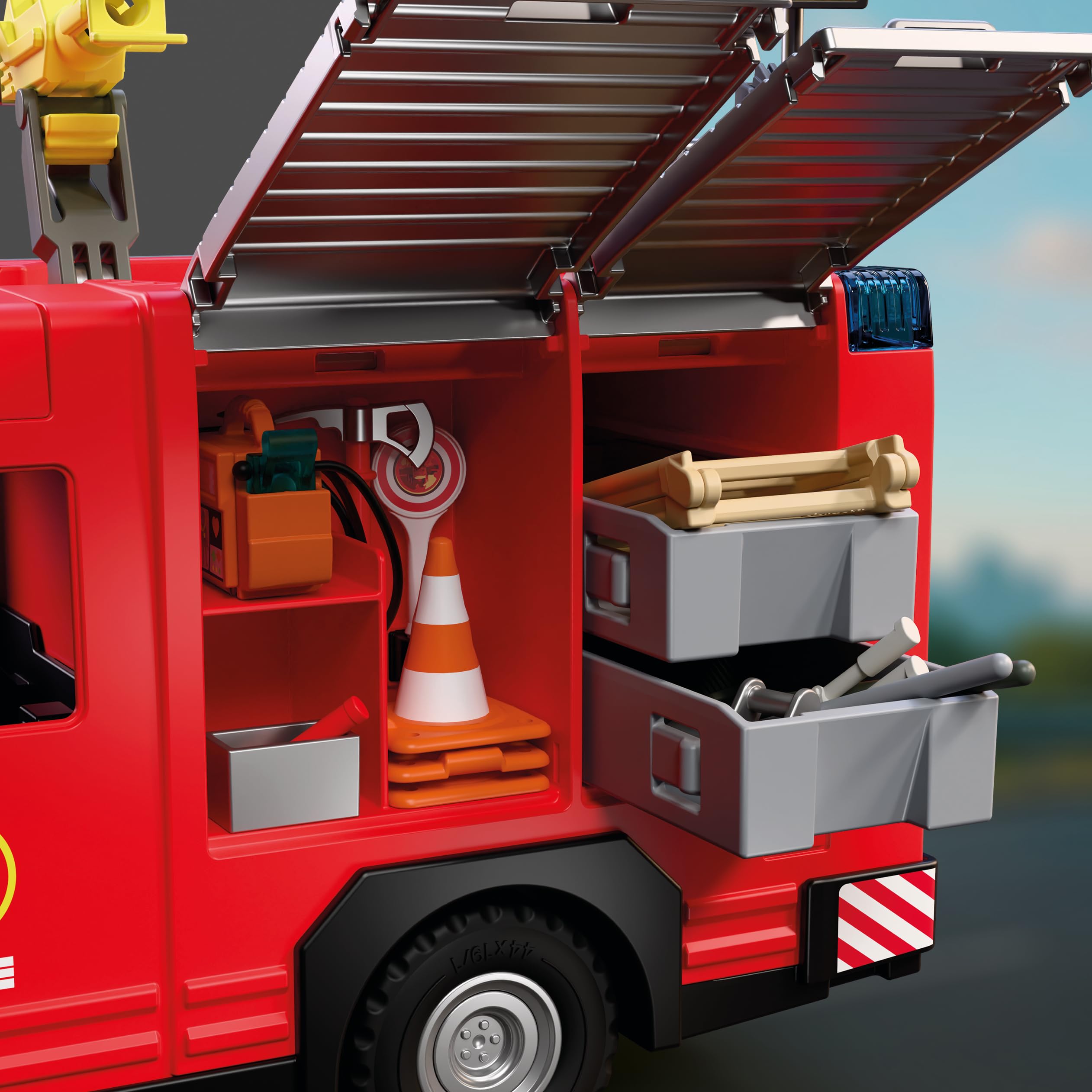 Playmobil City Action 72193 camion pompieri con luci e suoni
