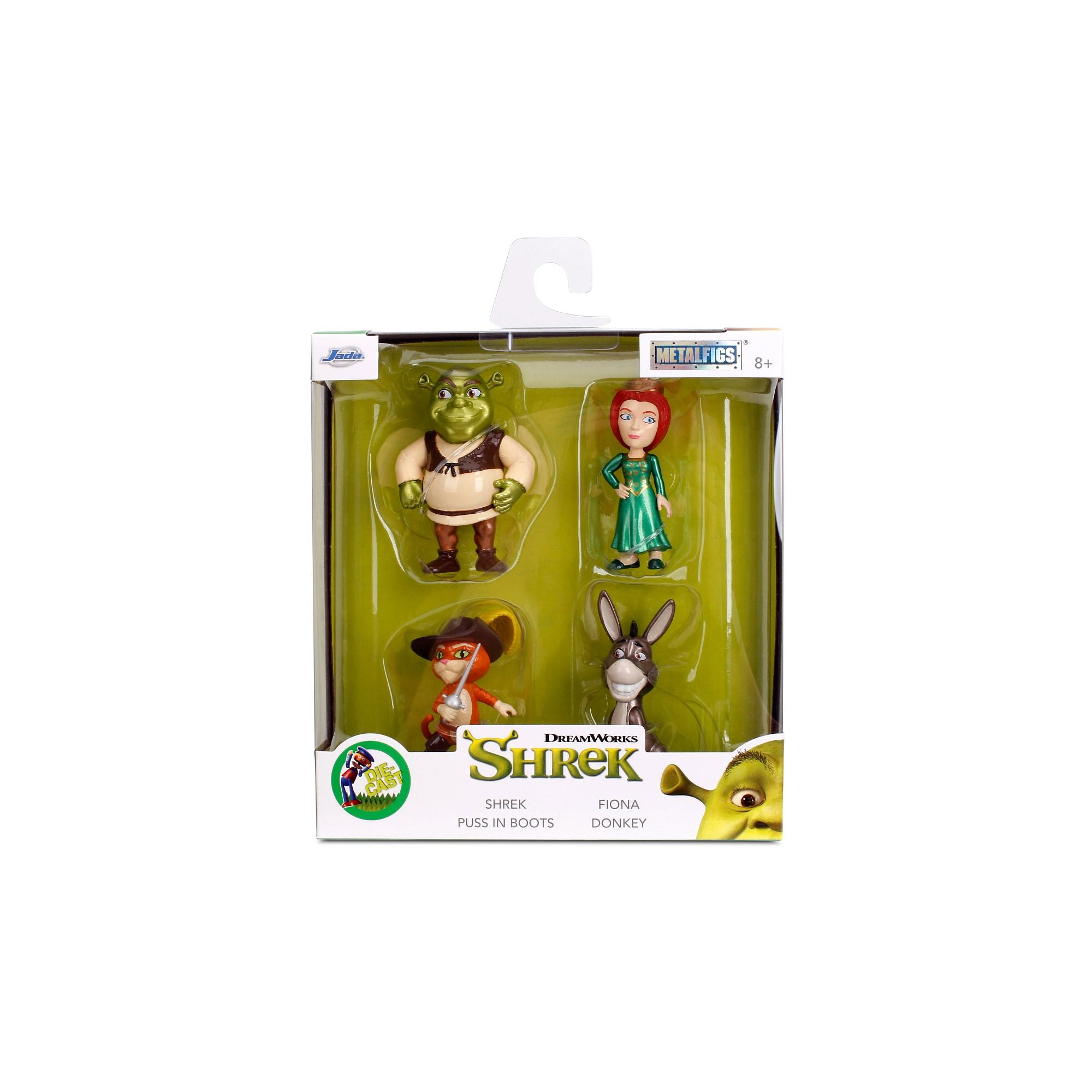 Jada Shrek Metalfigs Wave 1 mini figure 6 cm 4 pack