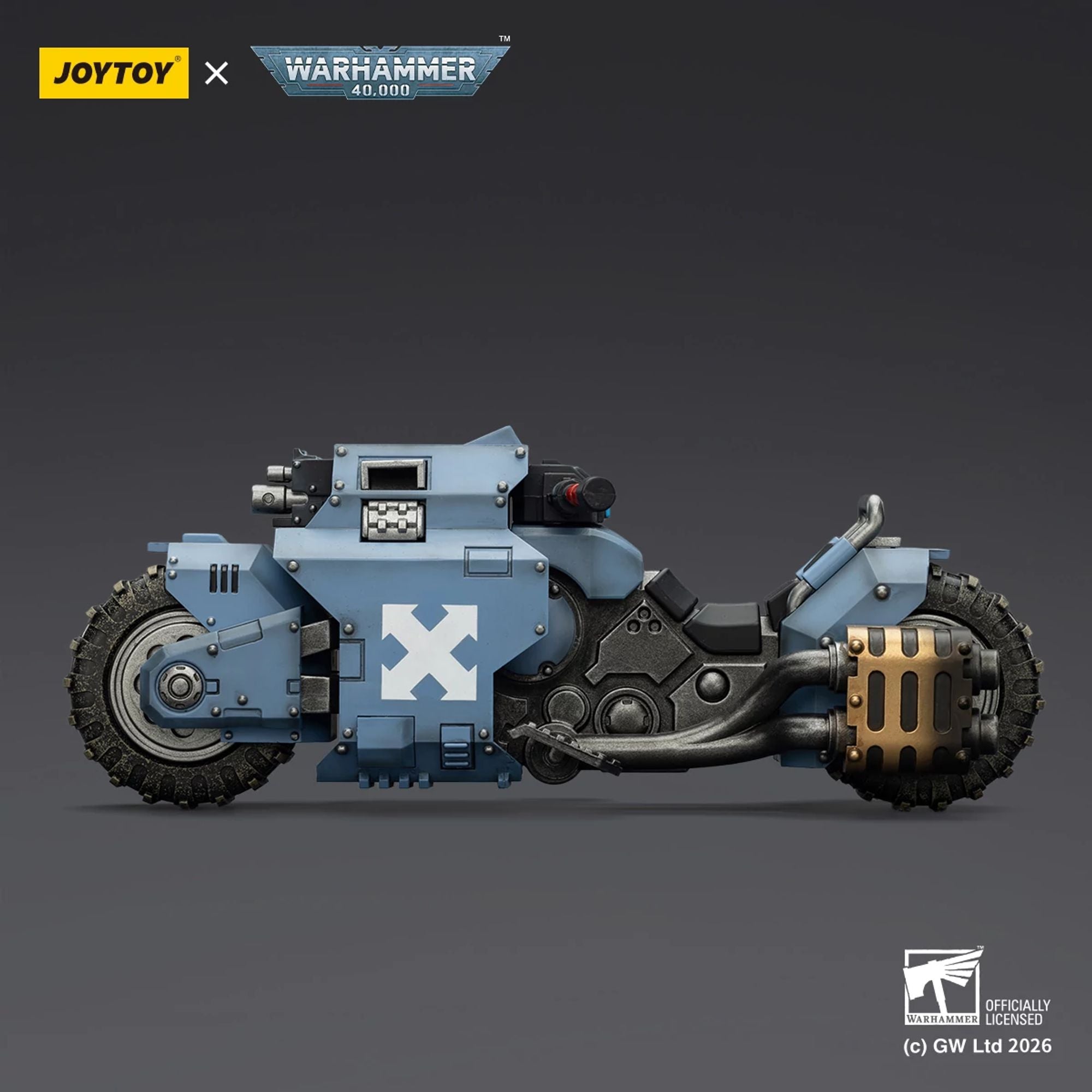 JoyToy Warhammer 40K Space Wolves Raider moto giocattolo