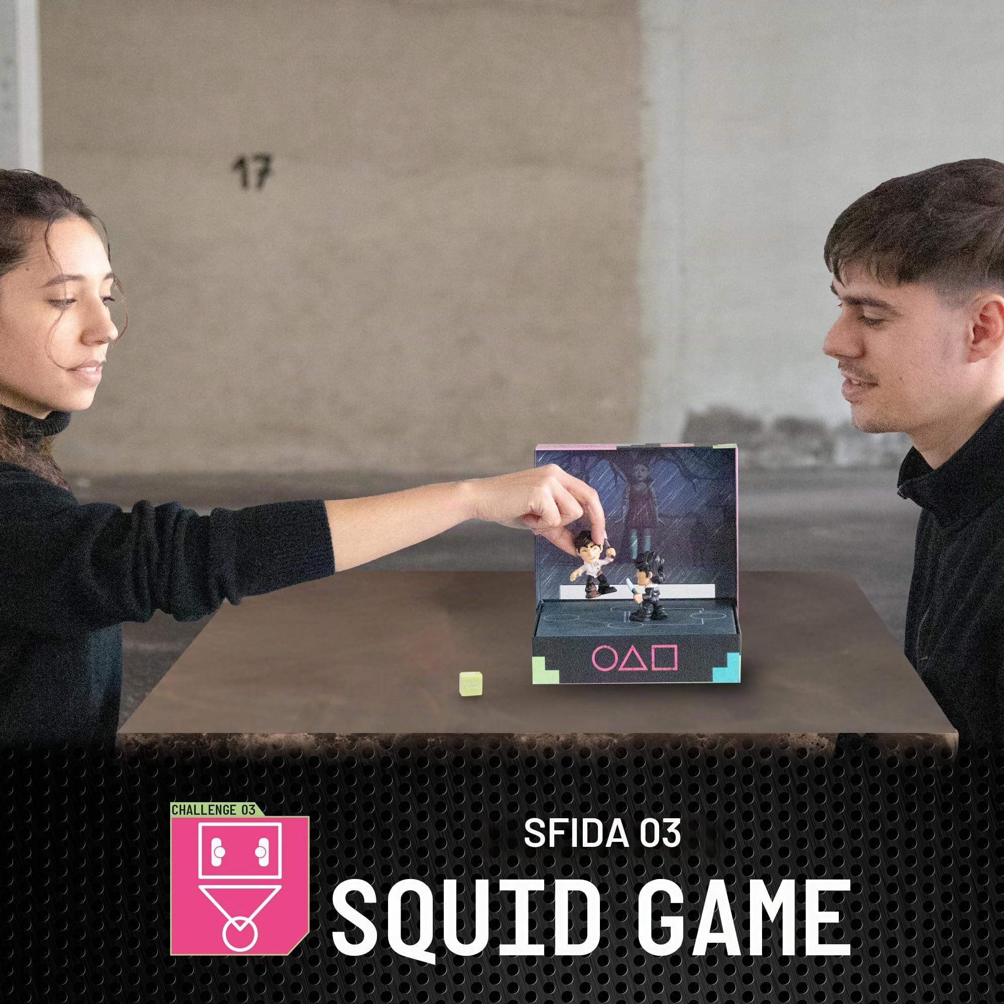 IMC Toys Squid Game Sfida Finale gioco da tavolo adulti 17+ con figure