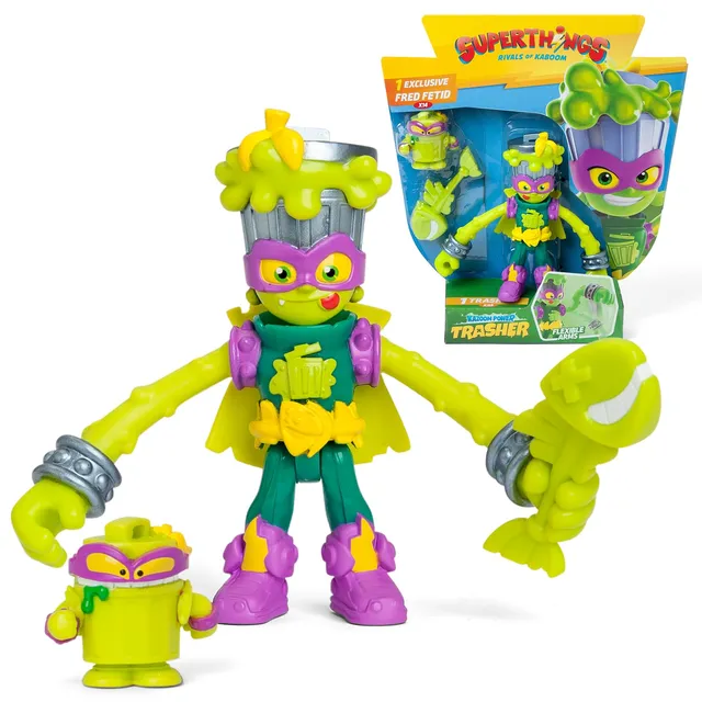 Superthings Kazoom Kids Trasher action figure articolata accessorio