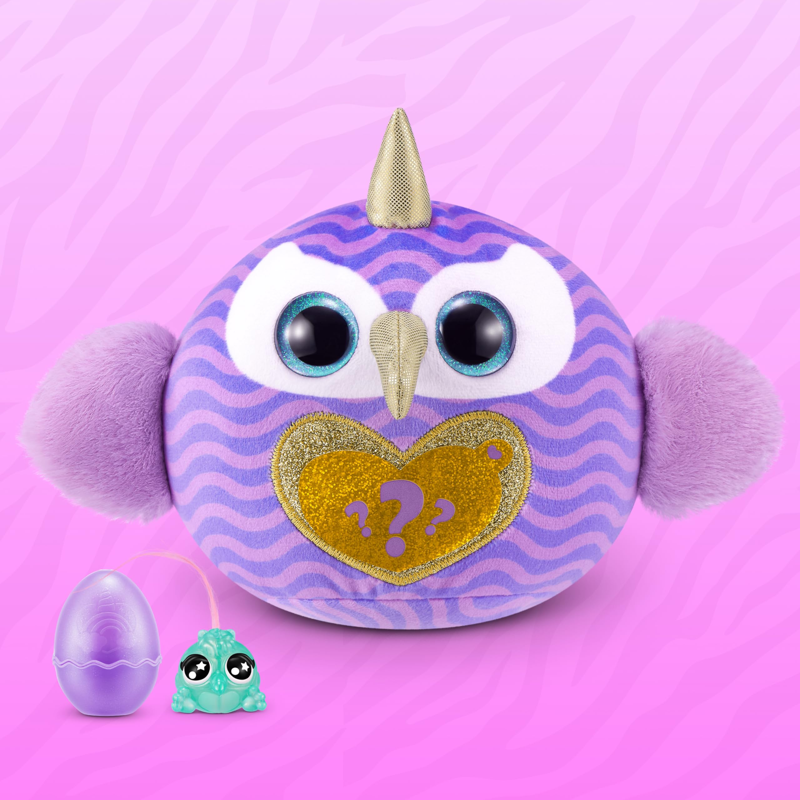 Rainbocorns Wild Heart pavone peluche a sorpresa con slime