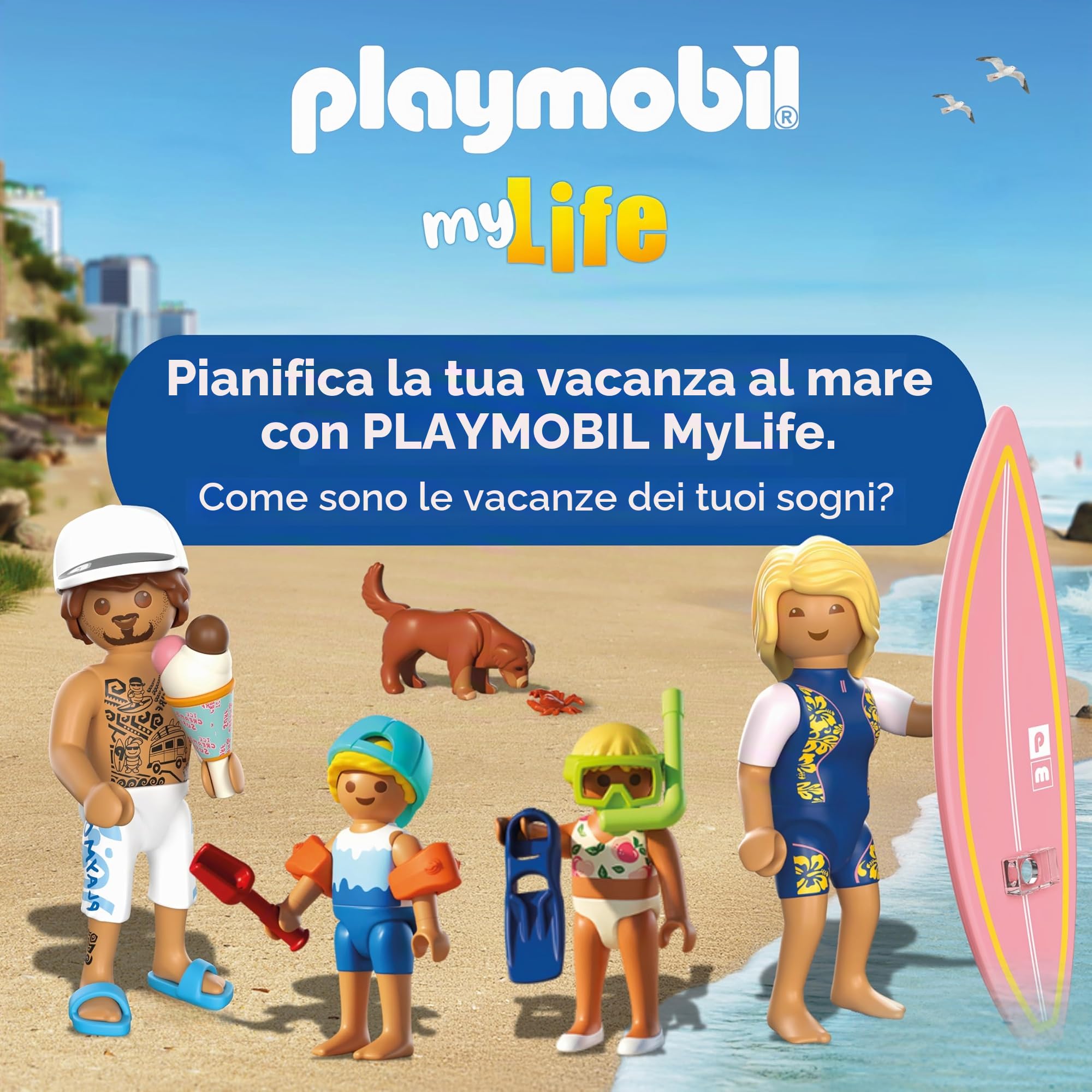 PLAYMOBIL My Life 71905 Banana Boat Giocattolo Spiaggia 4 Anni