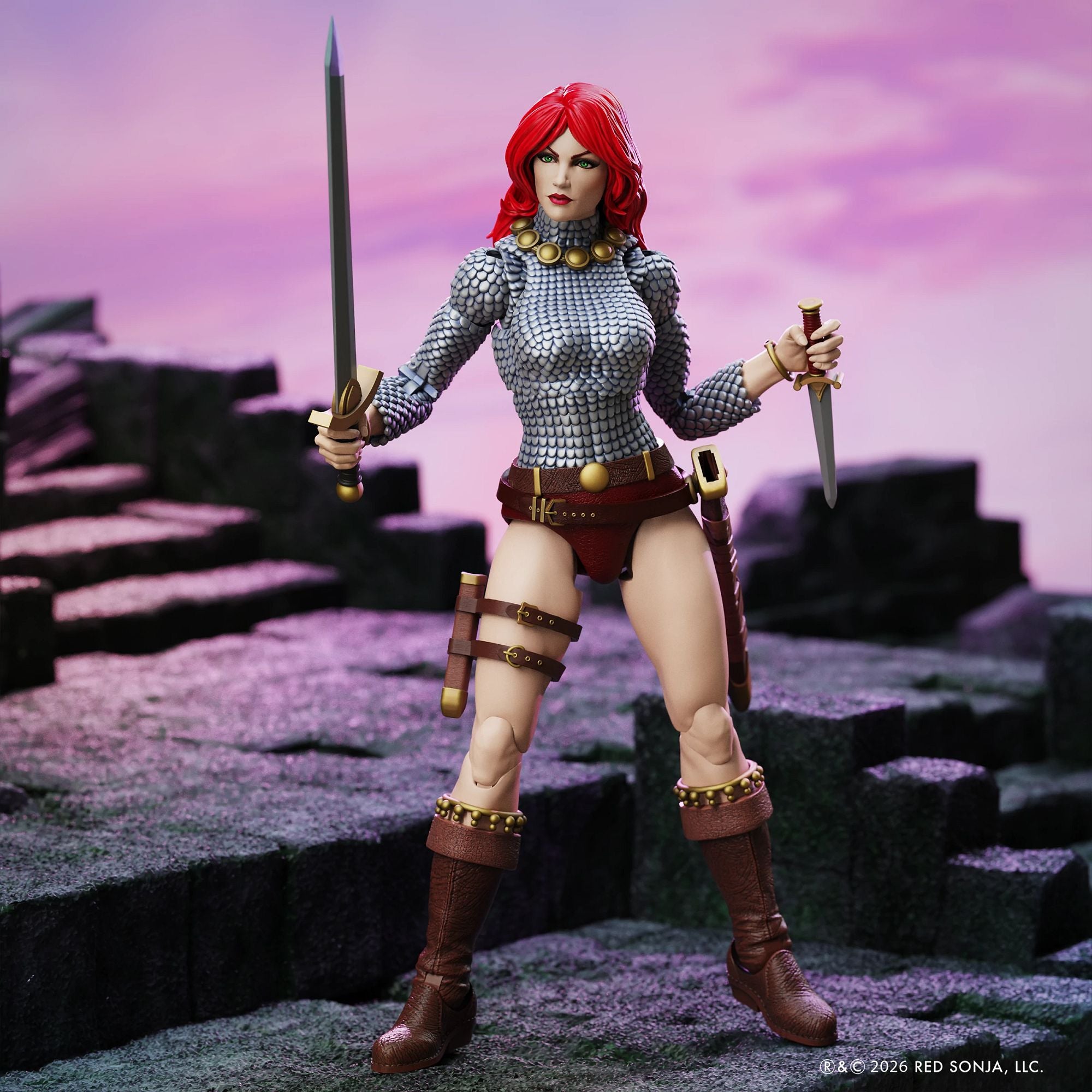 Boss Fight Studio Epic HACKS Immortal Red Sonja action figure 15 cm