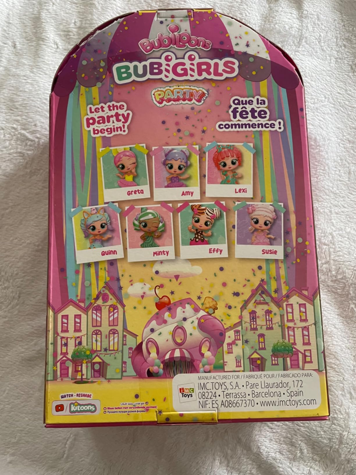 IMC Toys Bubiloons Bubigirls Greta bambola palloncini