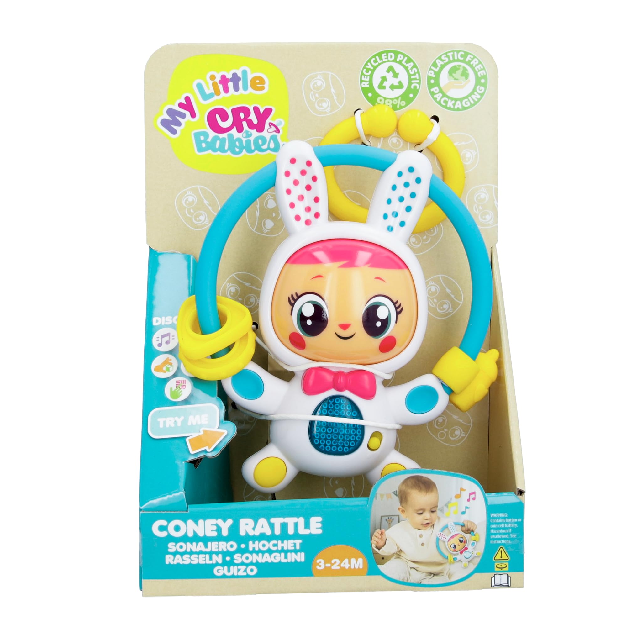 CRY BABIES Coney sonaglio neonato interattivo My Little