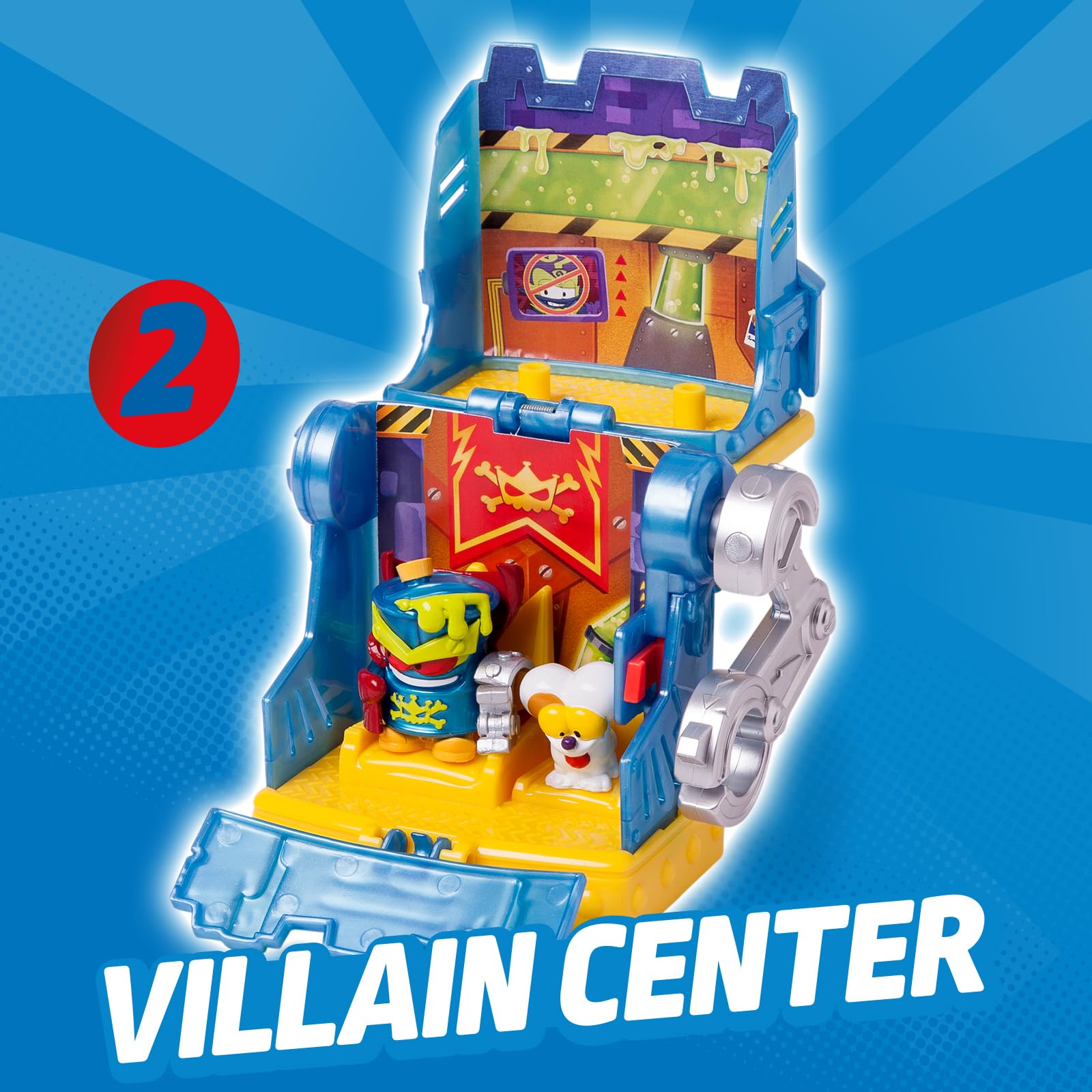 Superthings Guardians of Kazoom Base Mr. King playset tana esclusiva
