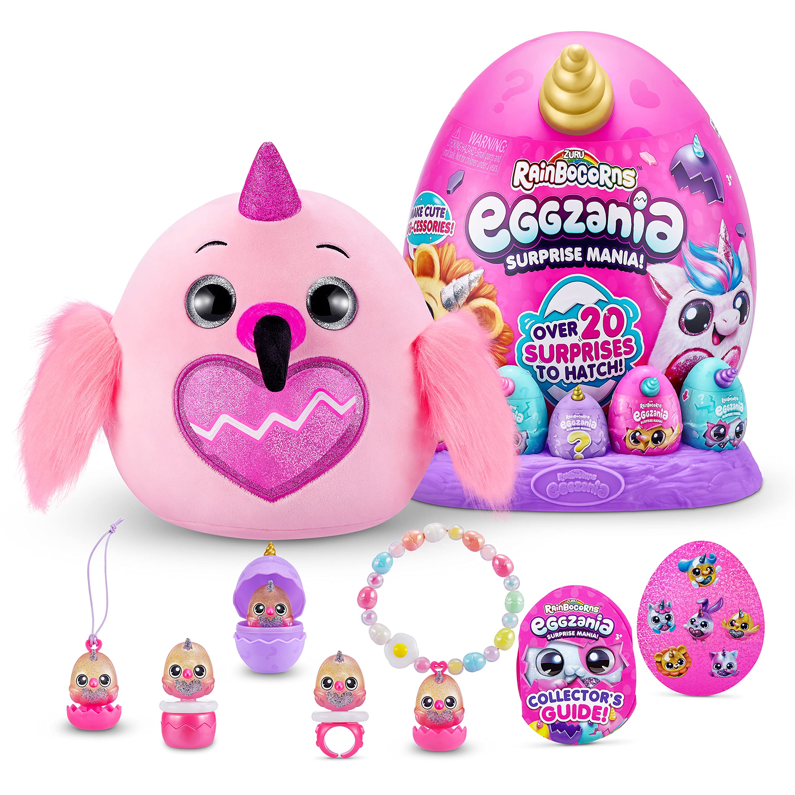 Rainbocorns Eggzania Surprise Mania Peluche Sorpresa Uovo
