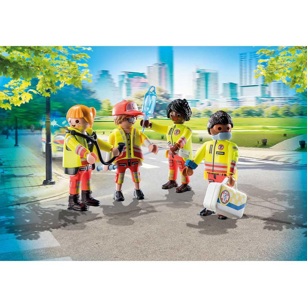 PLAYMOBIL City Life 71244 Team di Soccorso playset 25 pezzi