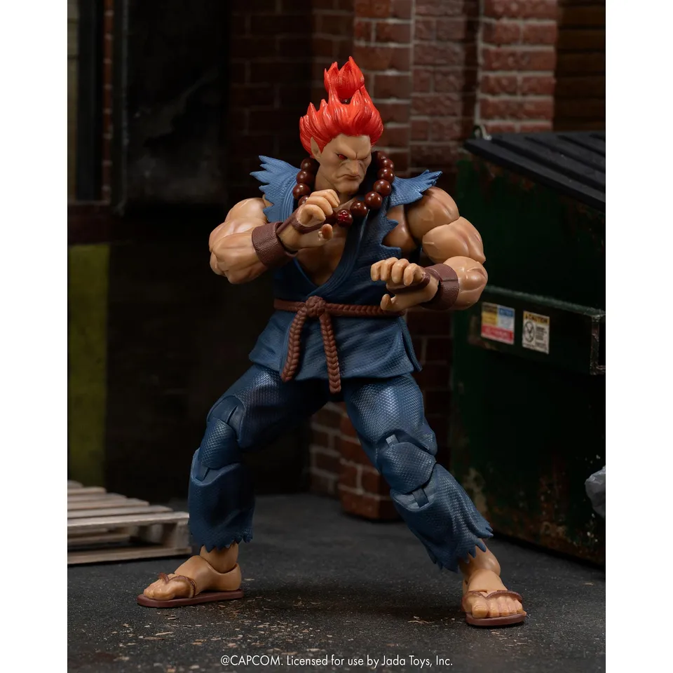 Jada Toys Ultra Street Fighter II Akuma action figure 1/12