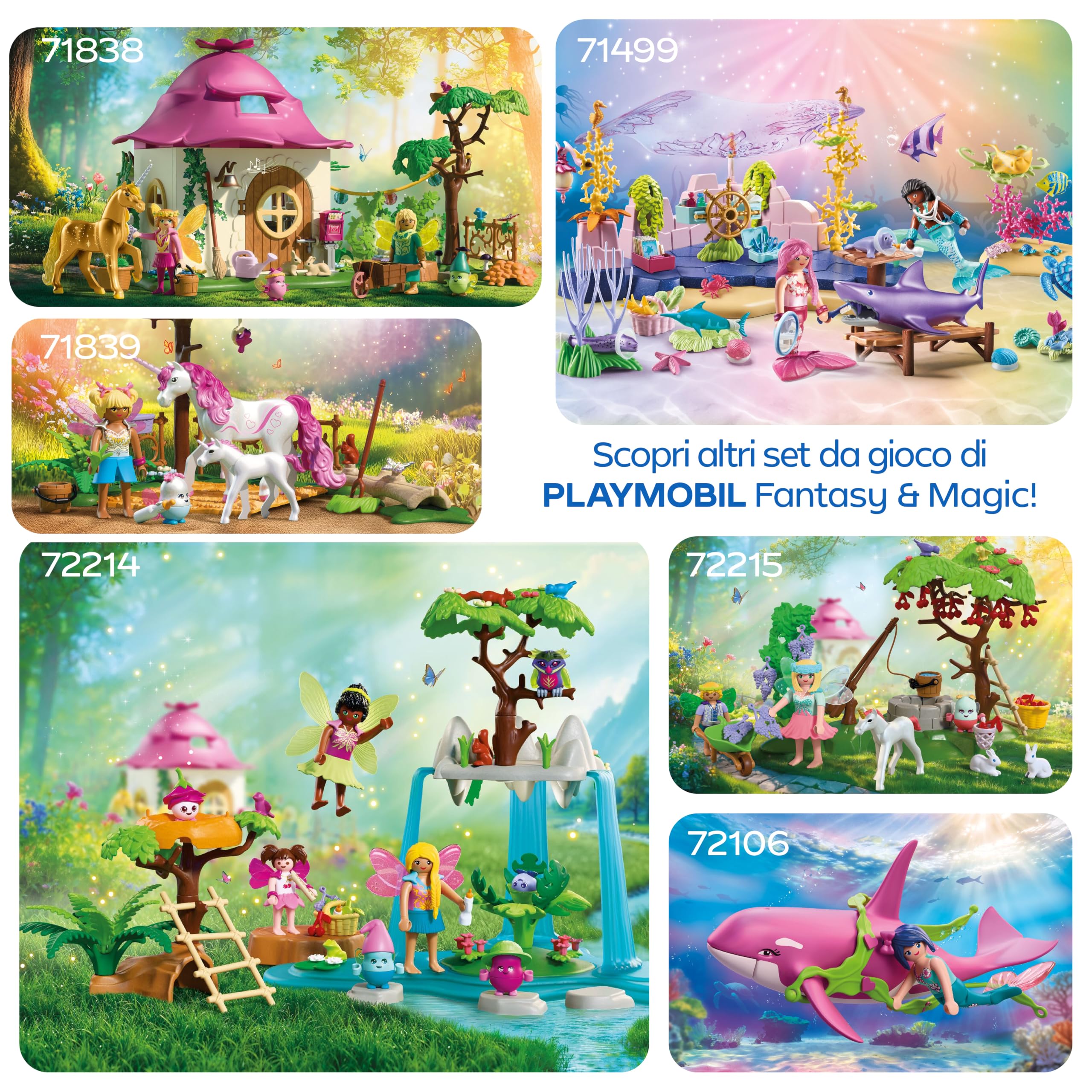 Playmobil 72108 matrimonio sottomarino buffet torta 4 anni