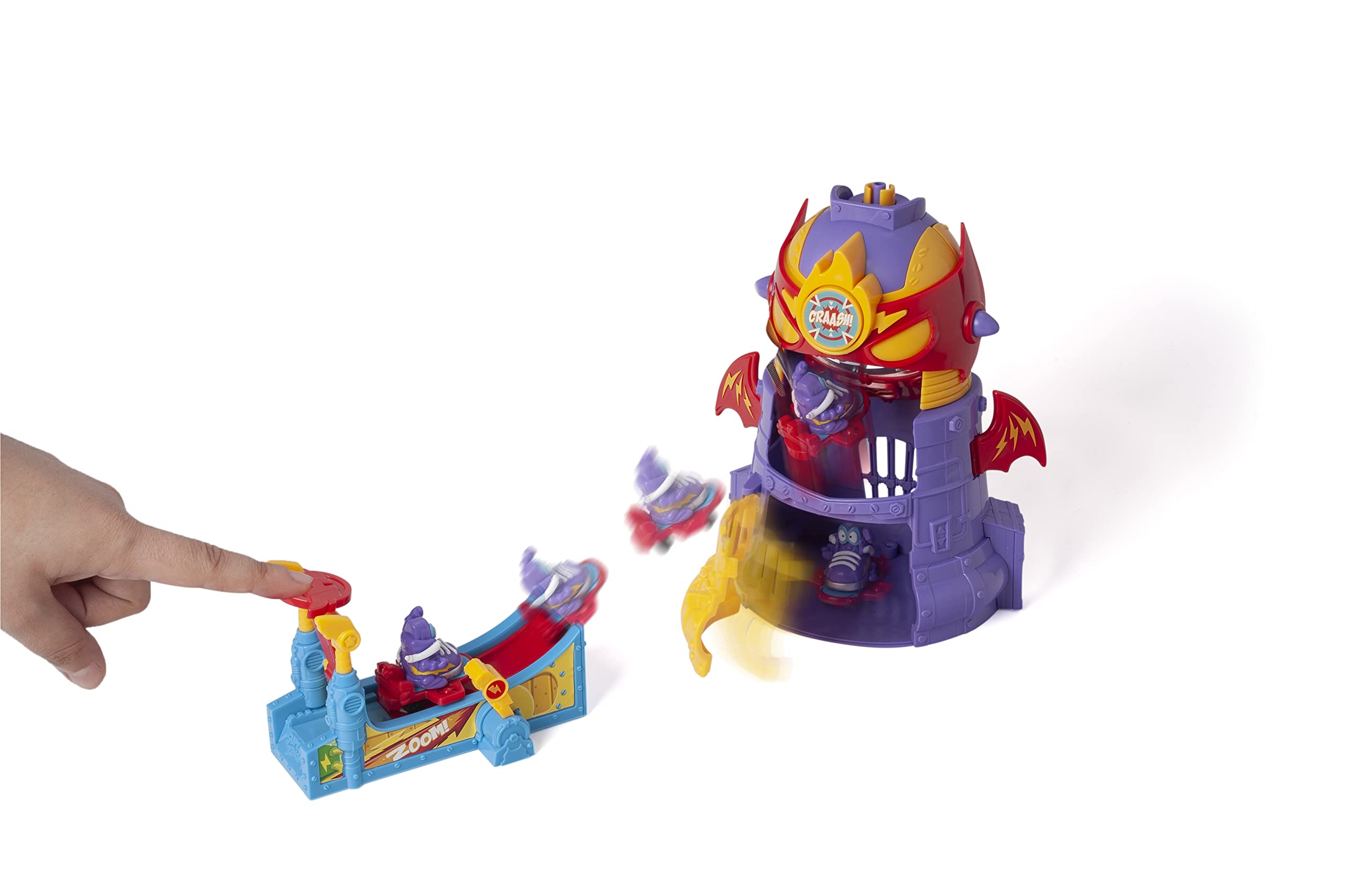 Superthings Power Tower Assault Playset Rampa 2 Personaggi 3 Anni