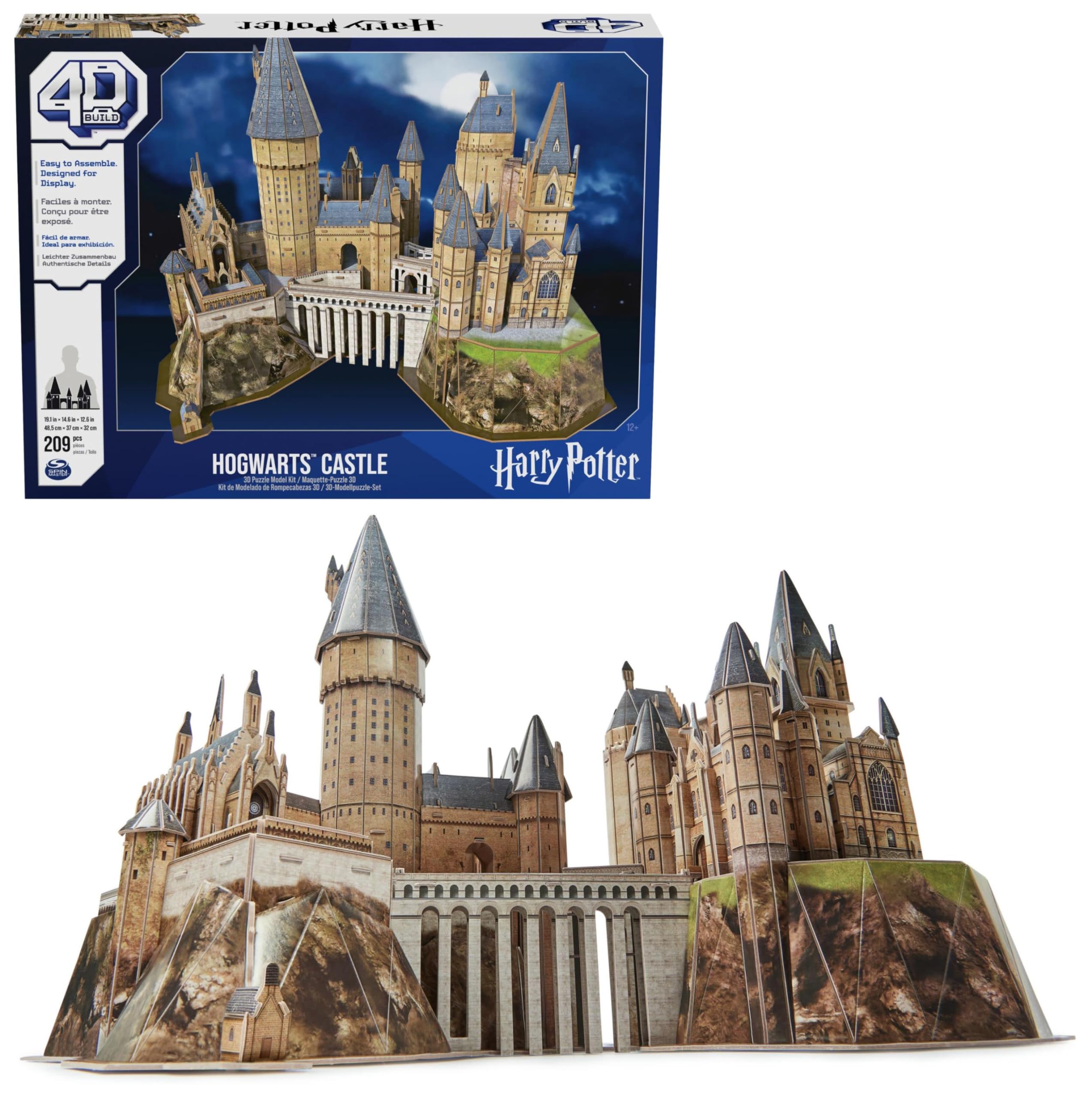 Spin Master 4D Build Harry Potter Hogwarts puzzle 3D 209 pezzi