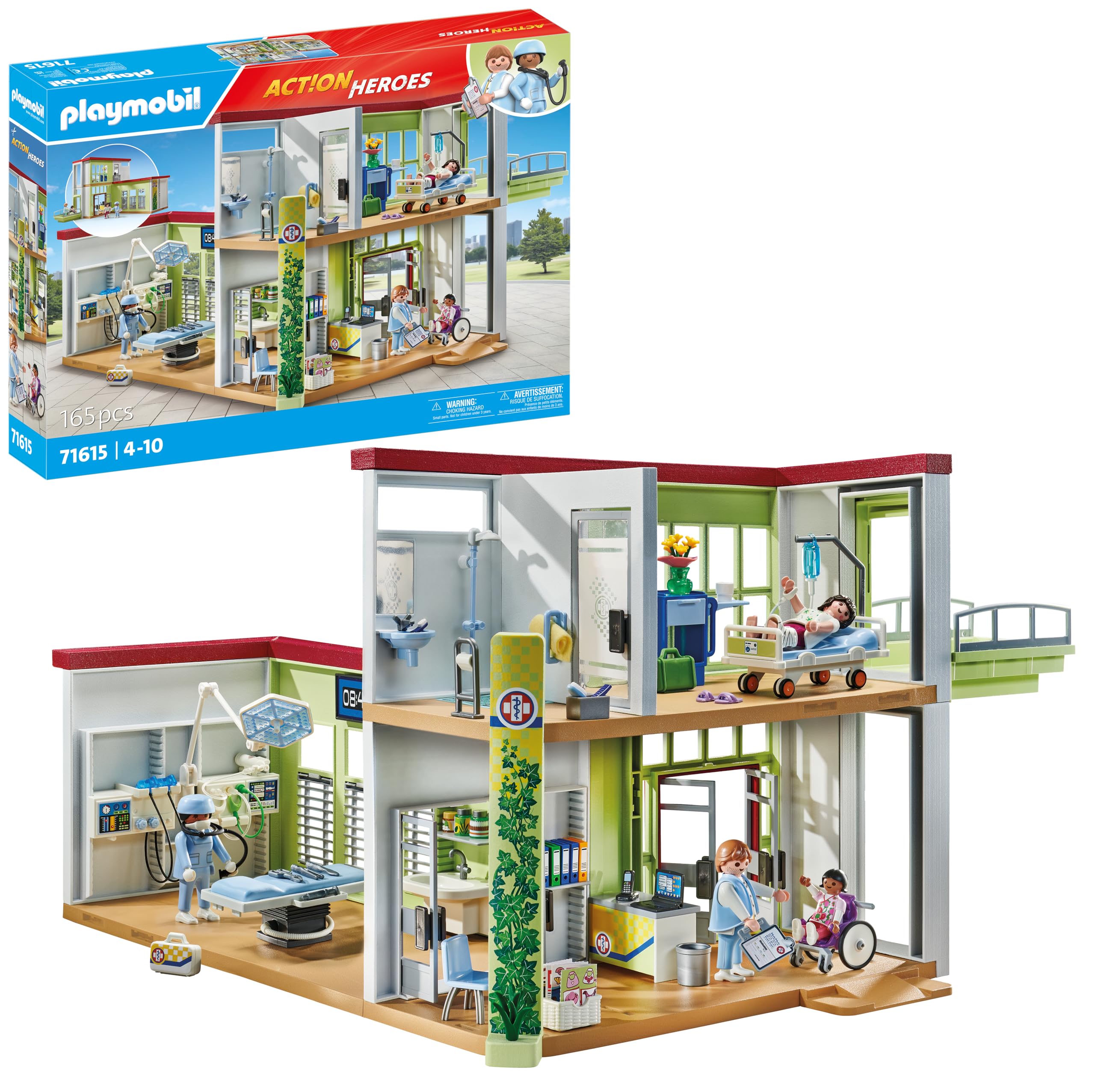 PLAYMOBIL Heroes 71619 playset pediatra con orsacchiotto 28 pezzi