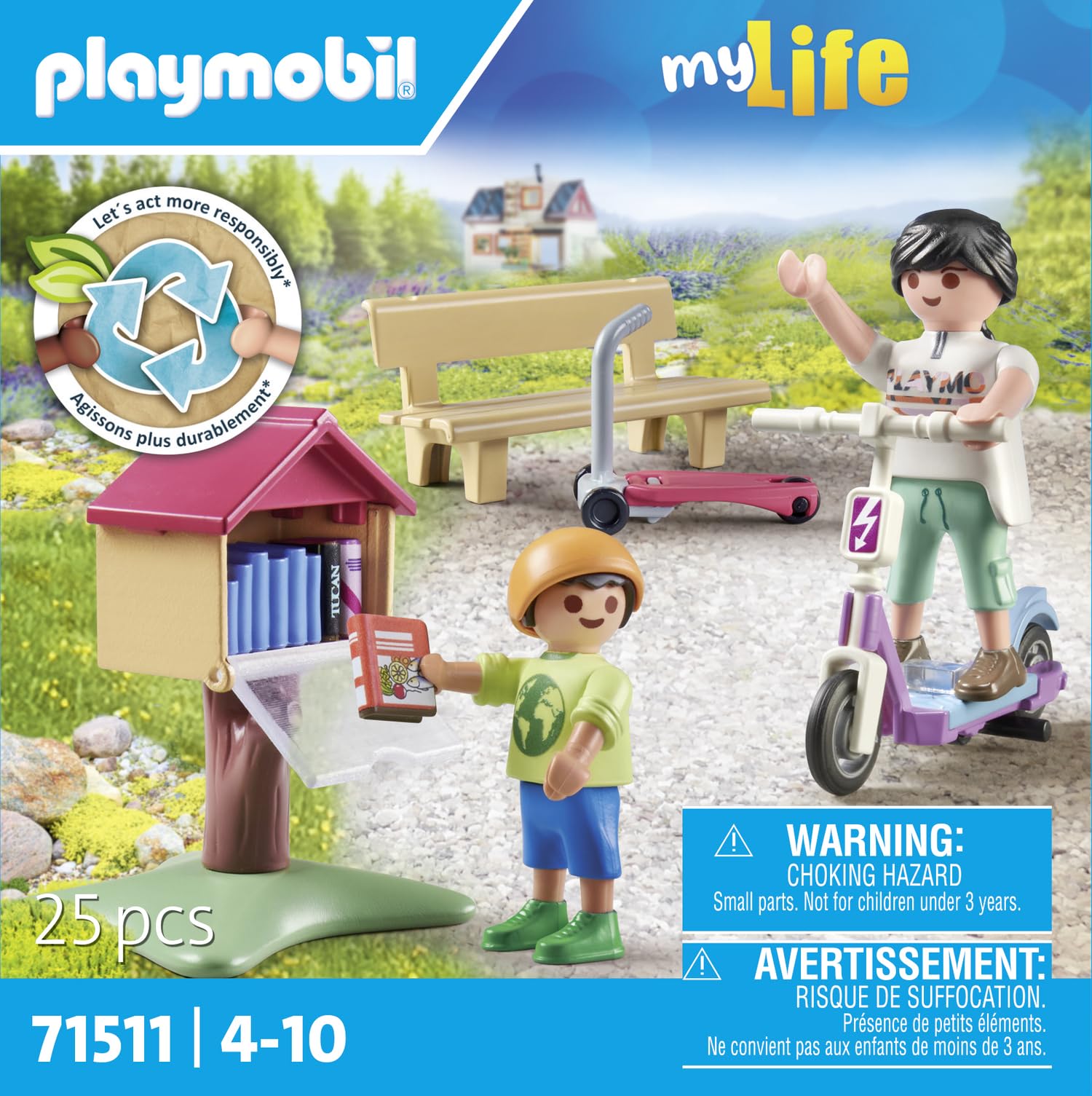 Playmobil My Life 71511 playset Book Sharing 25 pezzi