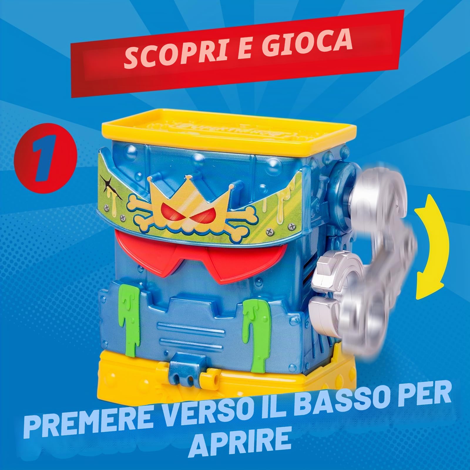 Superthings Guardians of Kazoom Base Mr. King playset tana esclusiva