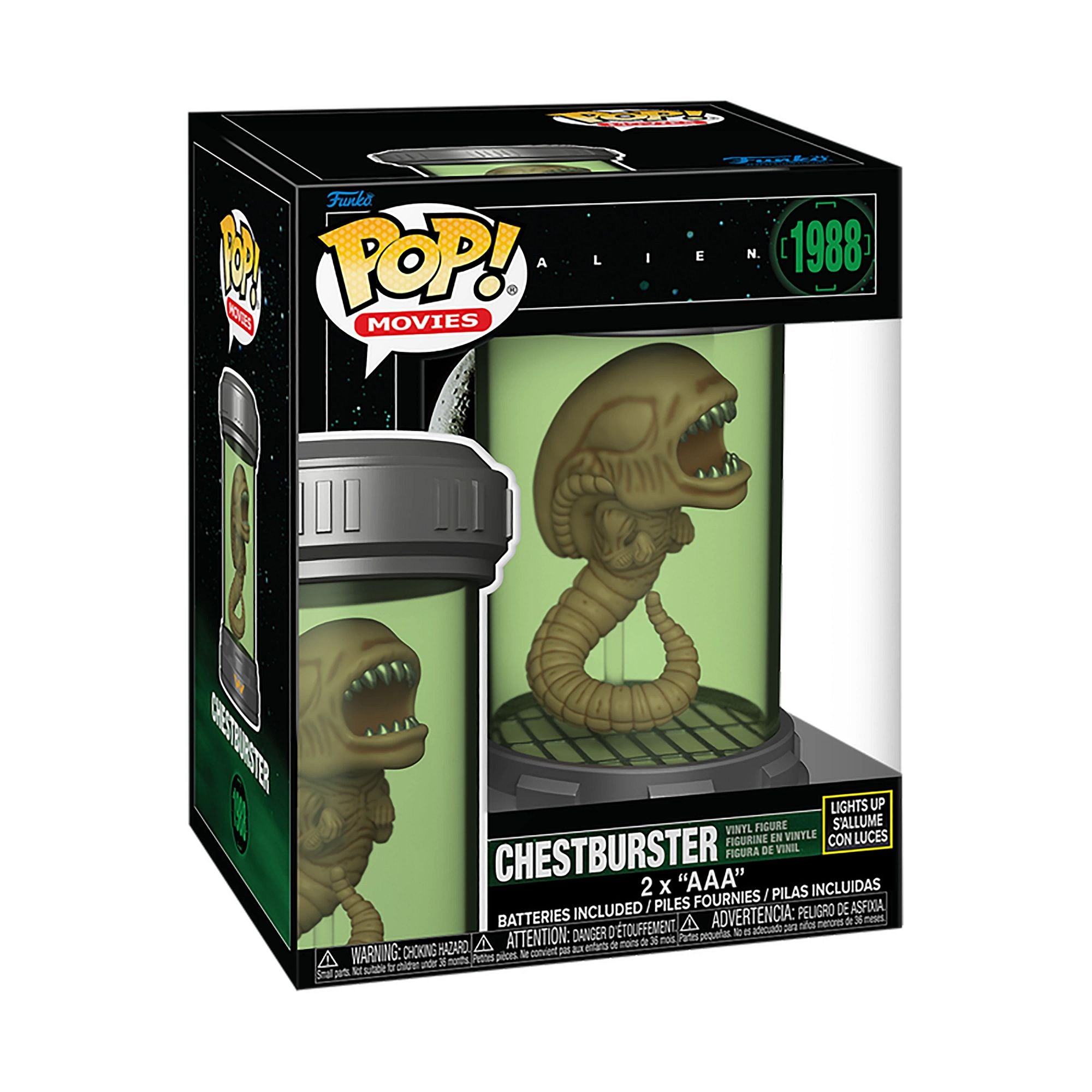 Funko Pop Premium Alien Chestburster luminoso figura