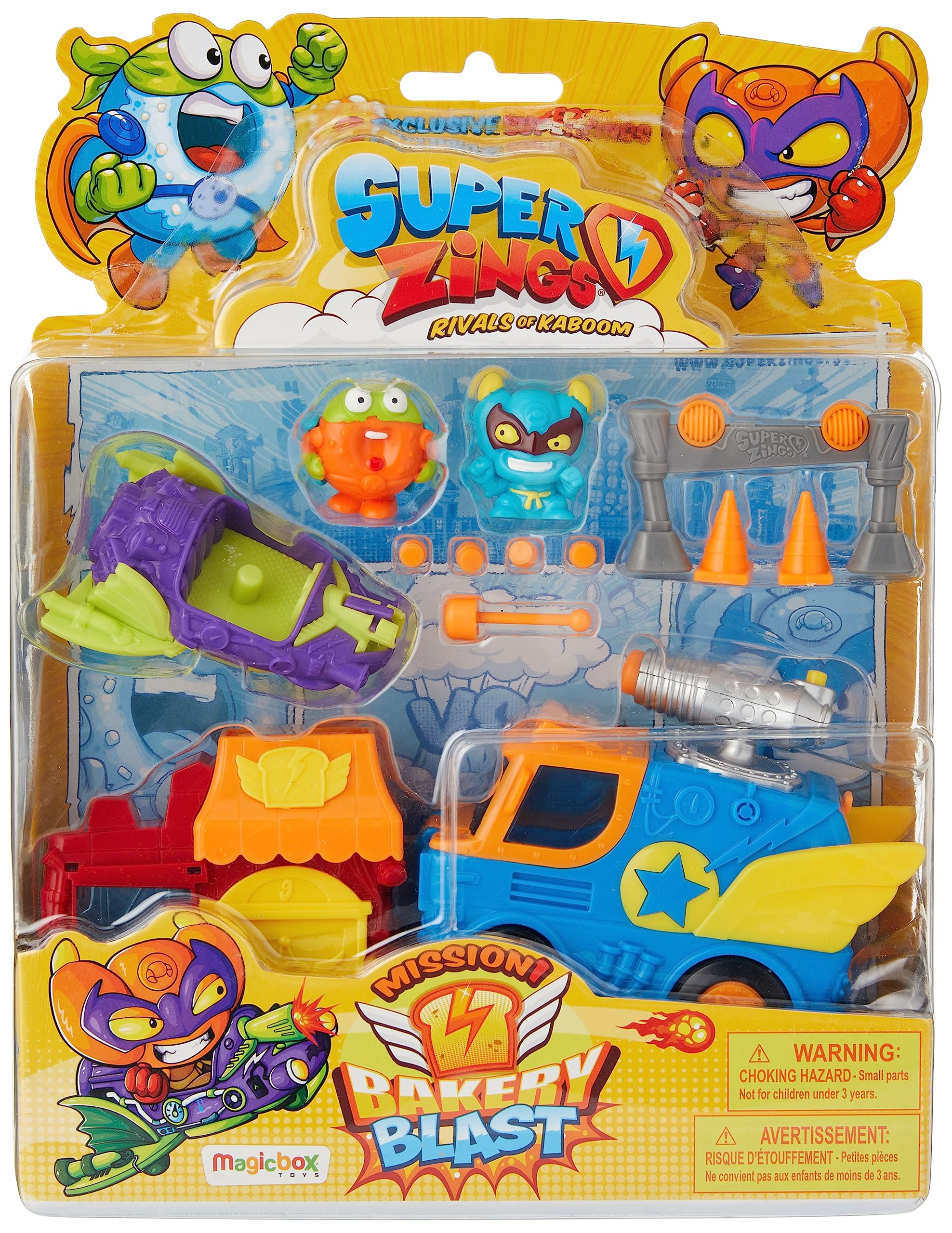 SUPERTHINGS Serie 2 Missione Panetteria Playset con Veicoli
