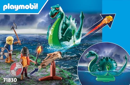 Playmobil 71830 Vichingo con Mostro Marino set drago nave