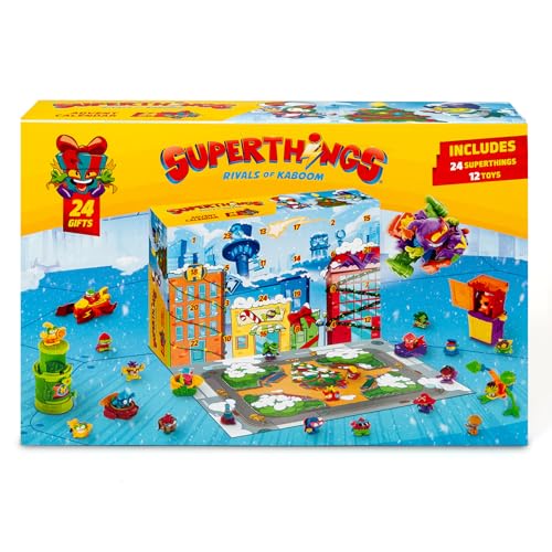 Superthings Calendario Avvento 24 Sorprese Minifigure Natale