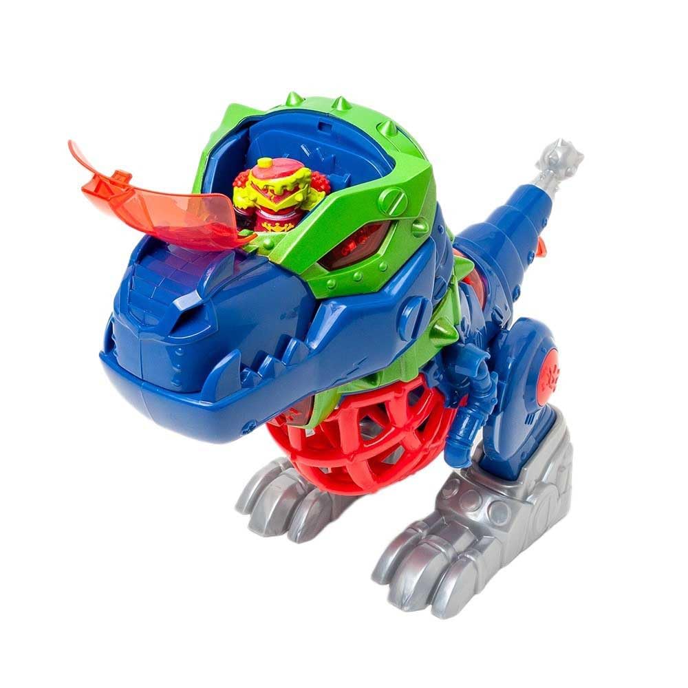 Superthings Guardians of Kazoom Mr King T-Rex robot dinosauro luci e suoni