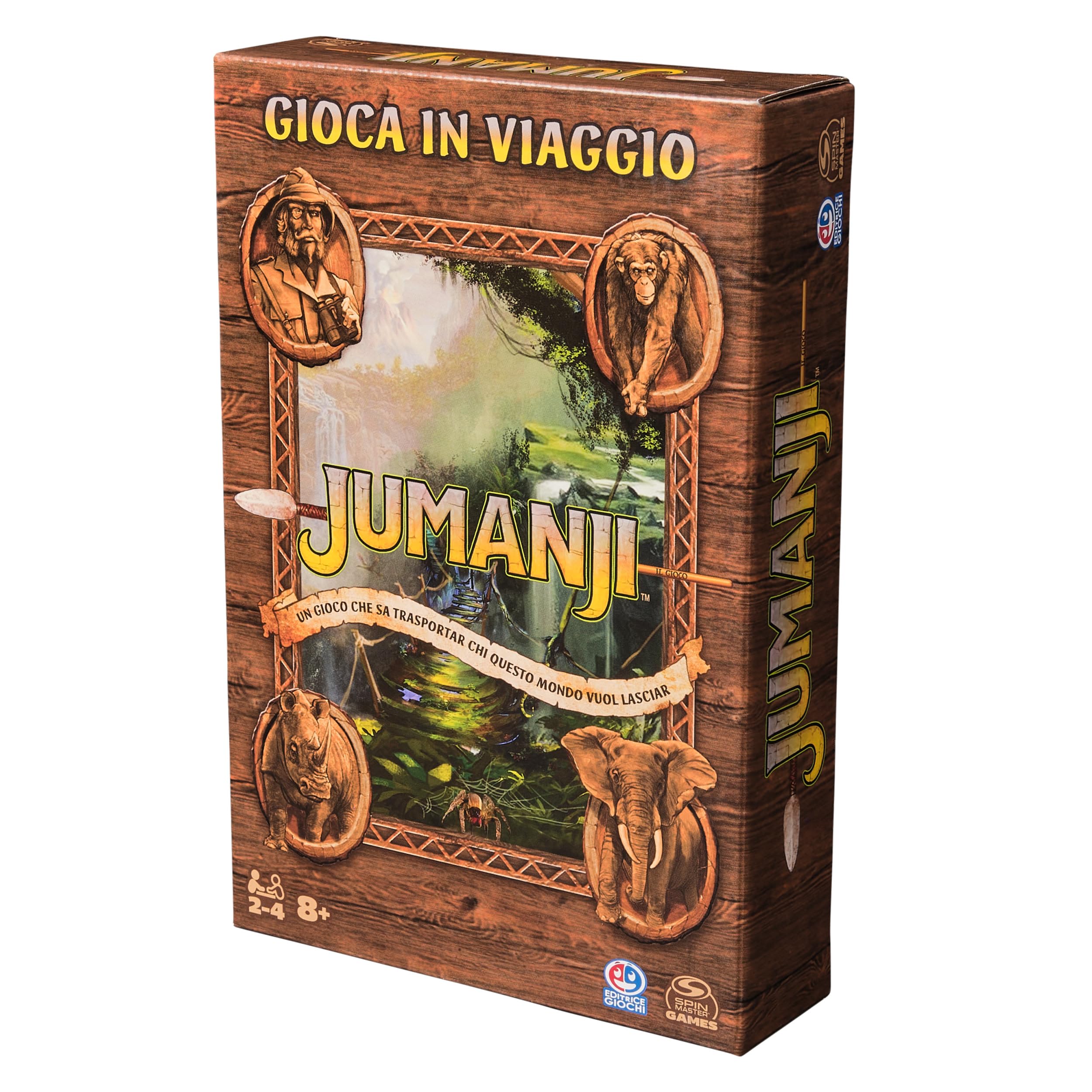 Spin Master Party Games Jumanji Edizione da Viaggio gioco da tavolo