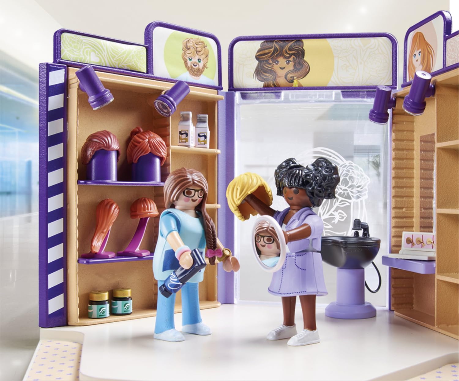 PLAYMOBIL myLife 71535 Parrucchiera playset 80 pezzi