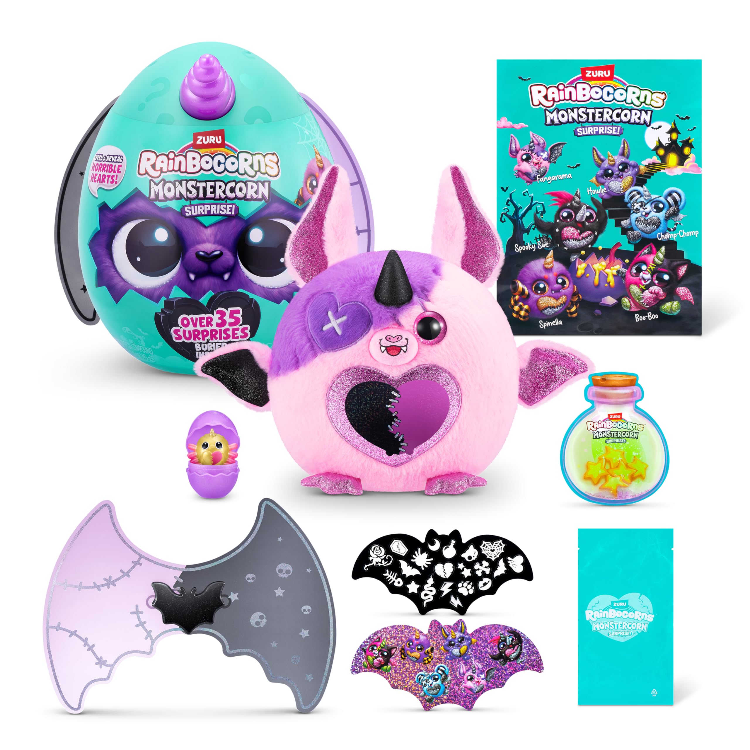 Rainbocorns Monstercorn Surprise Gatto peluche 35 sorprese