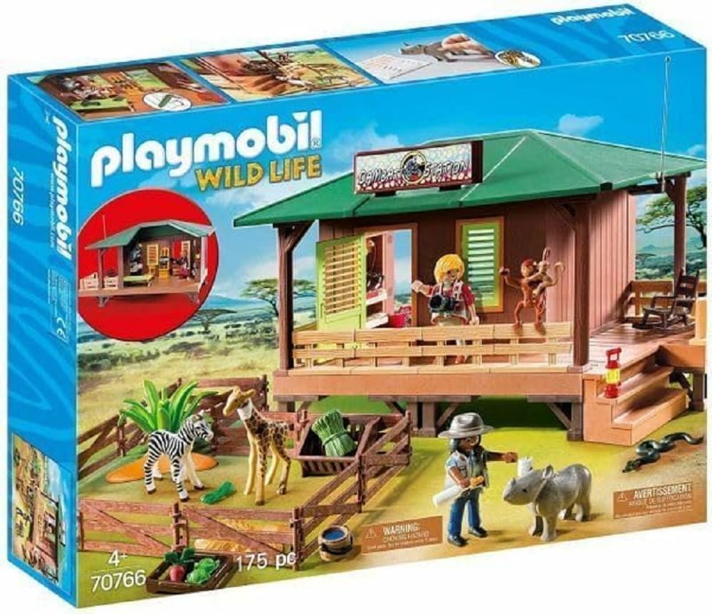 Playmobil 6939 Bracconiere con Quad playset 30 pezzi