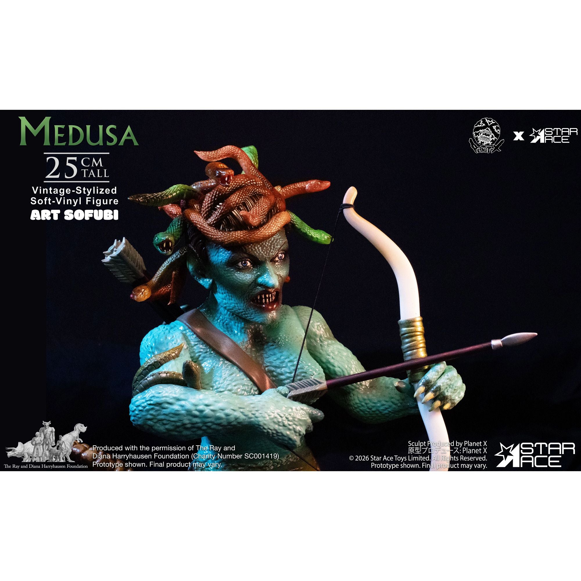 Star Ace Medusa soft vinyl figure vintage 25 cm