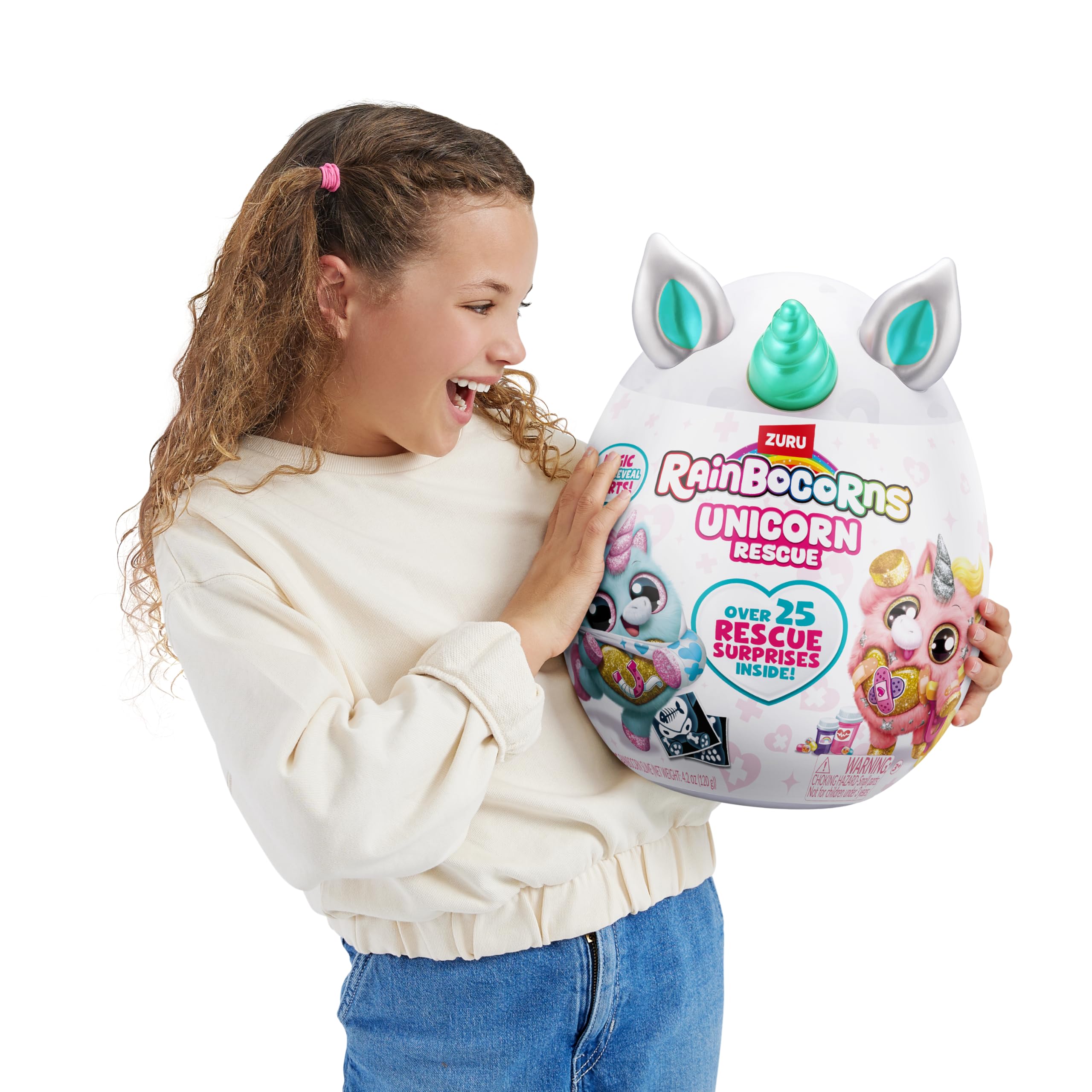 Rainbocorns Unicorn Rescue Surprise Tiffany uovo peluche 25 sorprese
