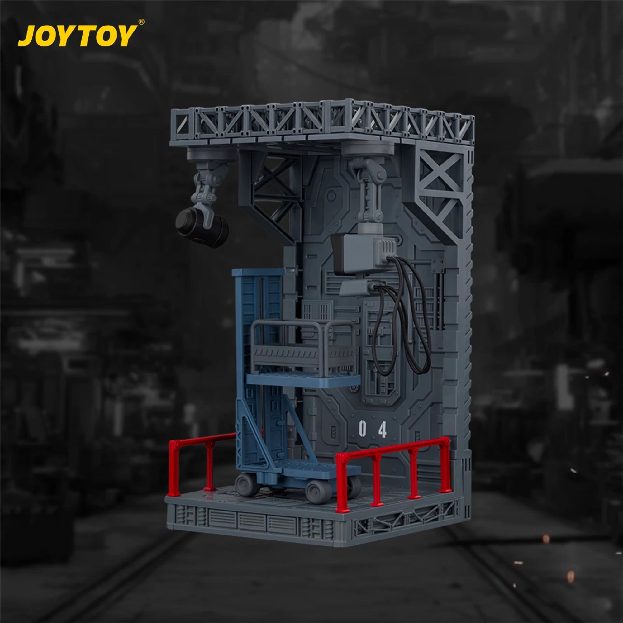 JoyToy Dark Source Hangar Base Display Case 04 teca fantascienza