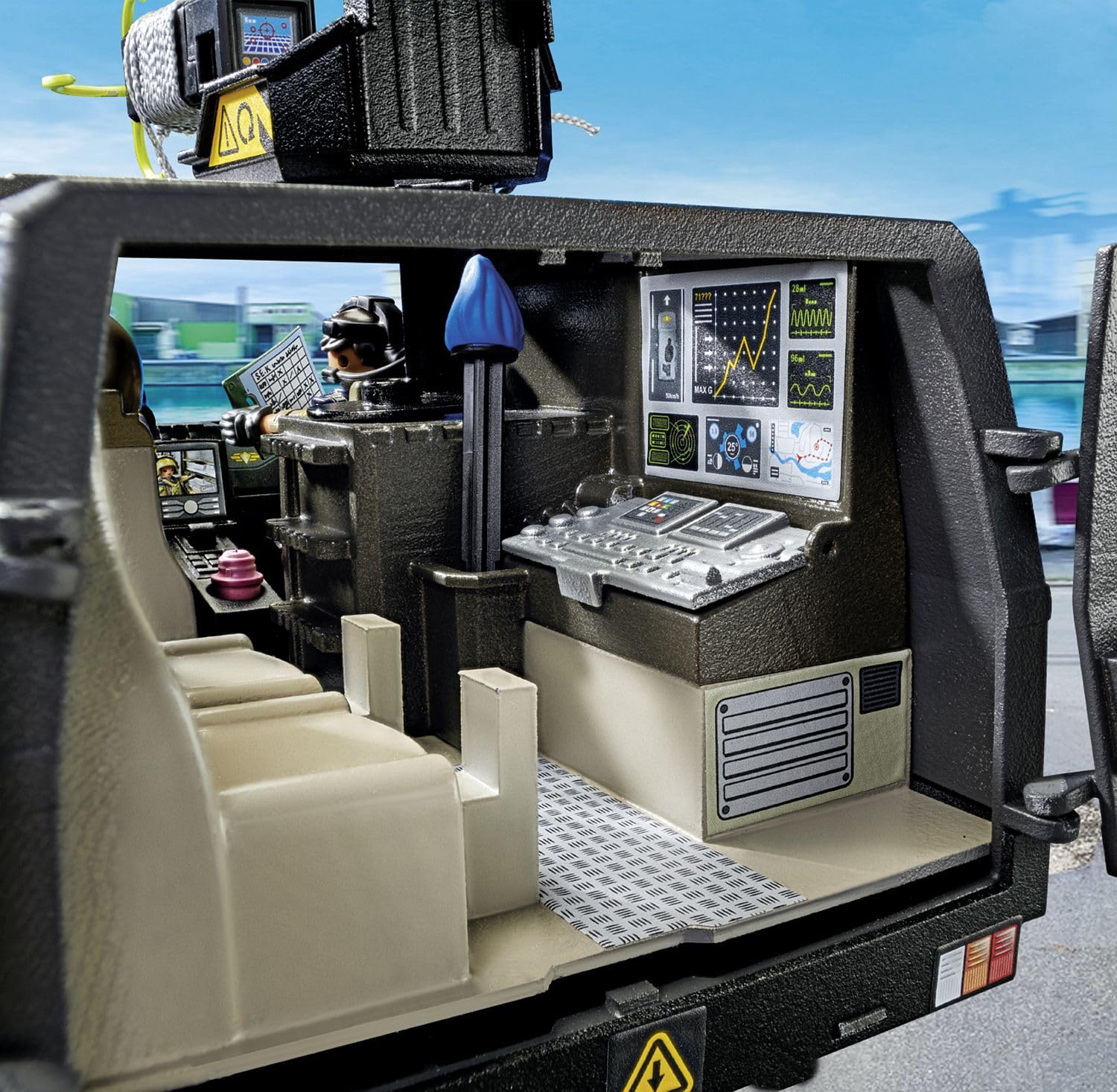 PLAYMOBIL City Action 71144 veicolo blindato unita speciale luci e suoni