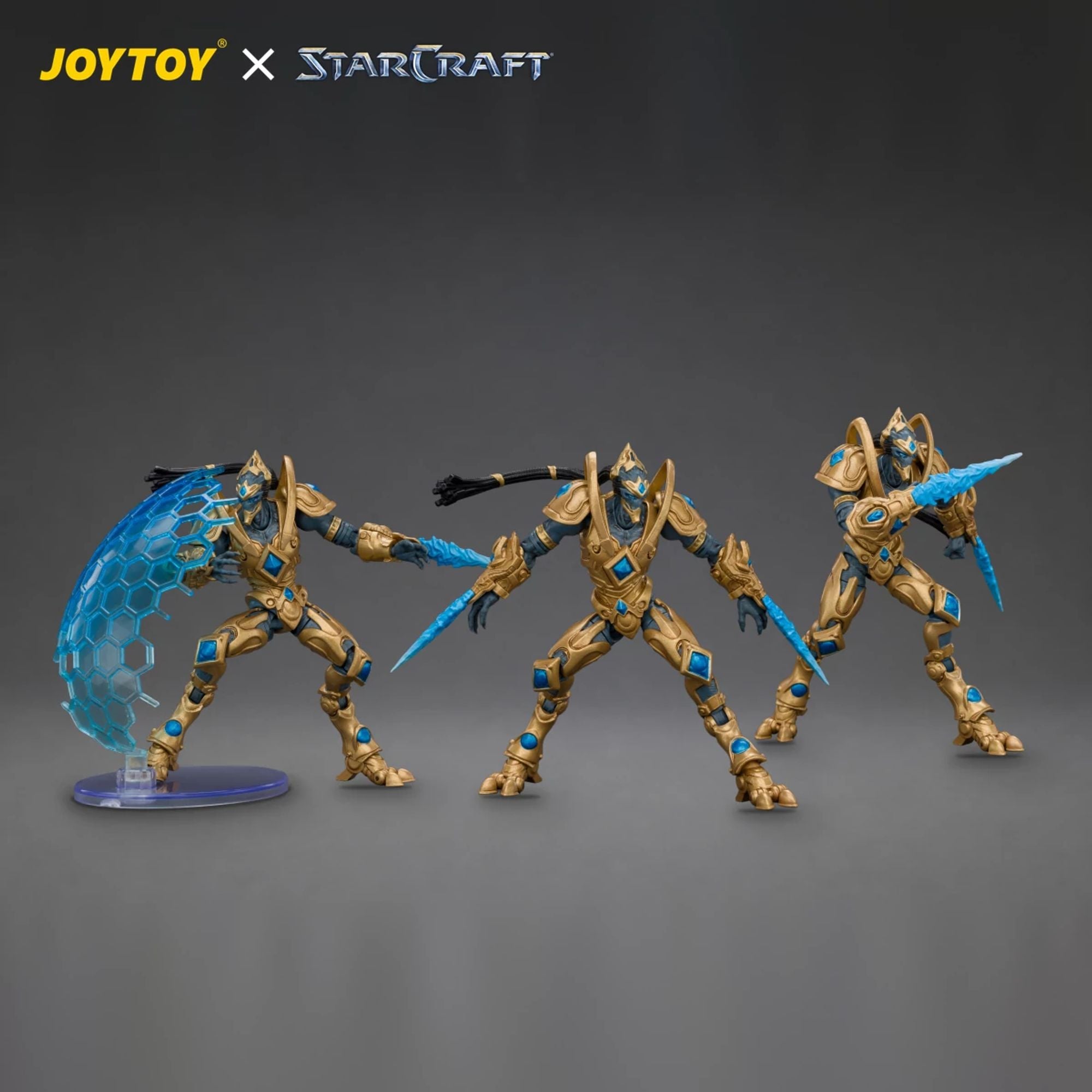 JoyToy Protoss Zealot Set Action Figure StarCraft 3 Pezzi