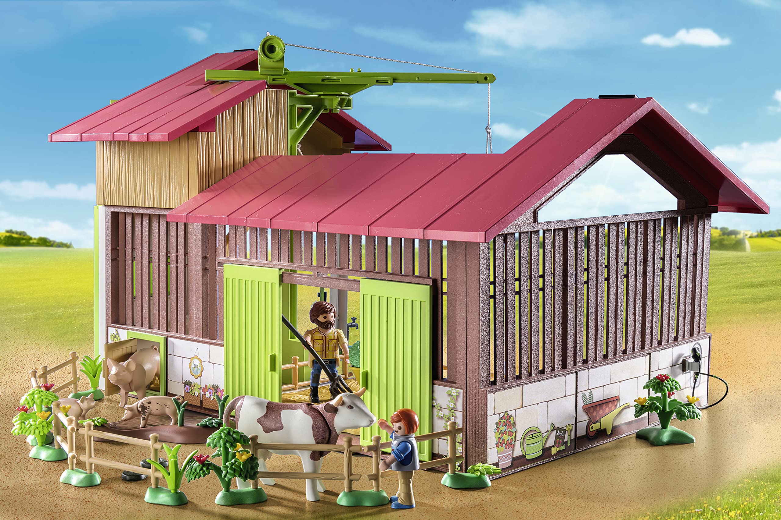 PLAYMOBIL Country 71304 Grande Fattoria Giocattolo Sostenibile