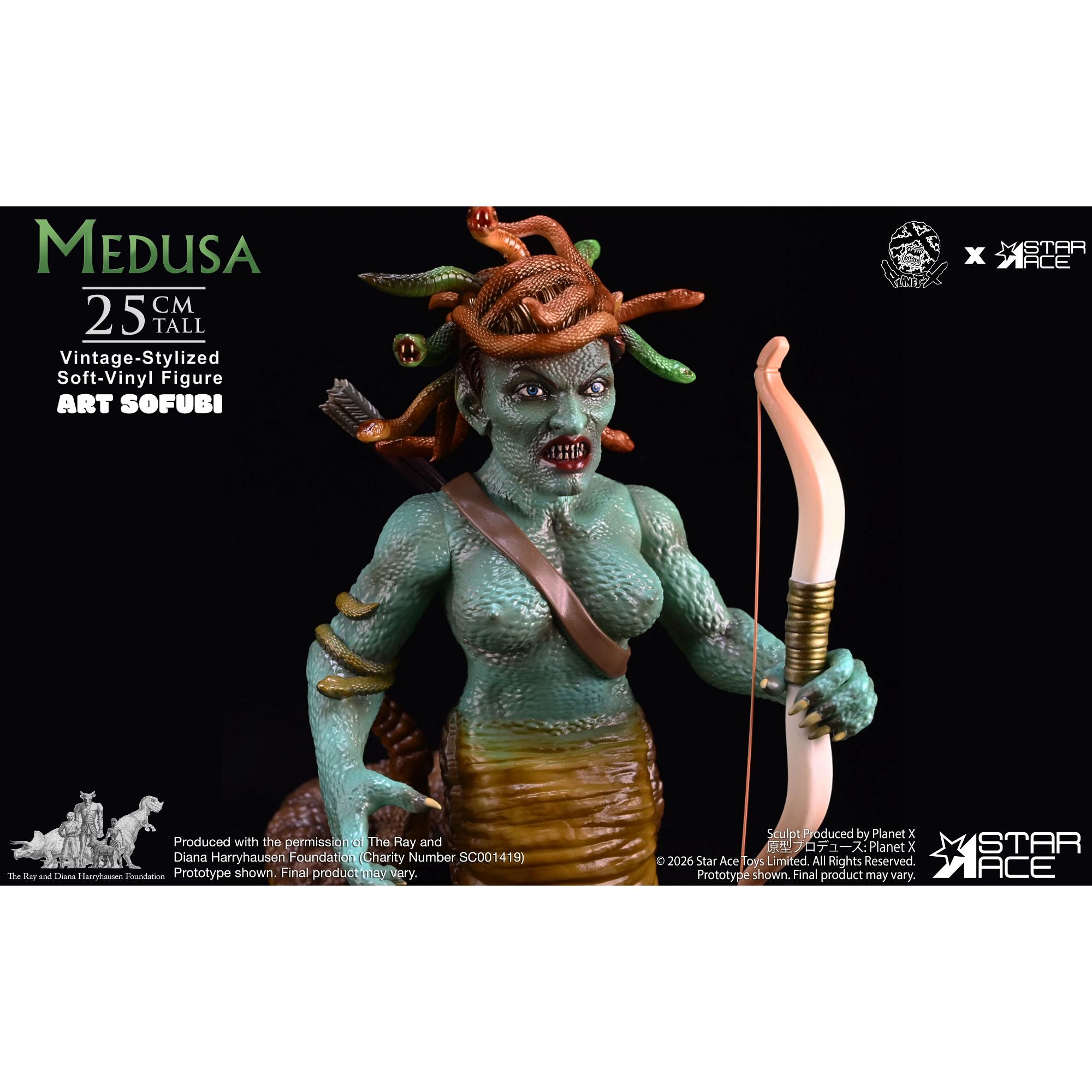 Star Ace Medusa soft vinyl figure vintage 25 cm