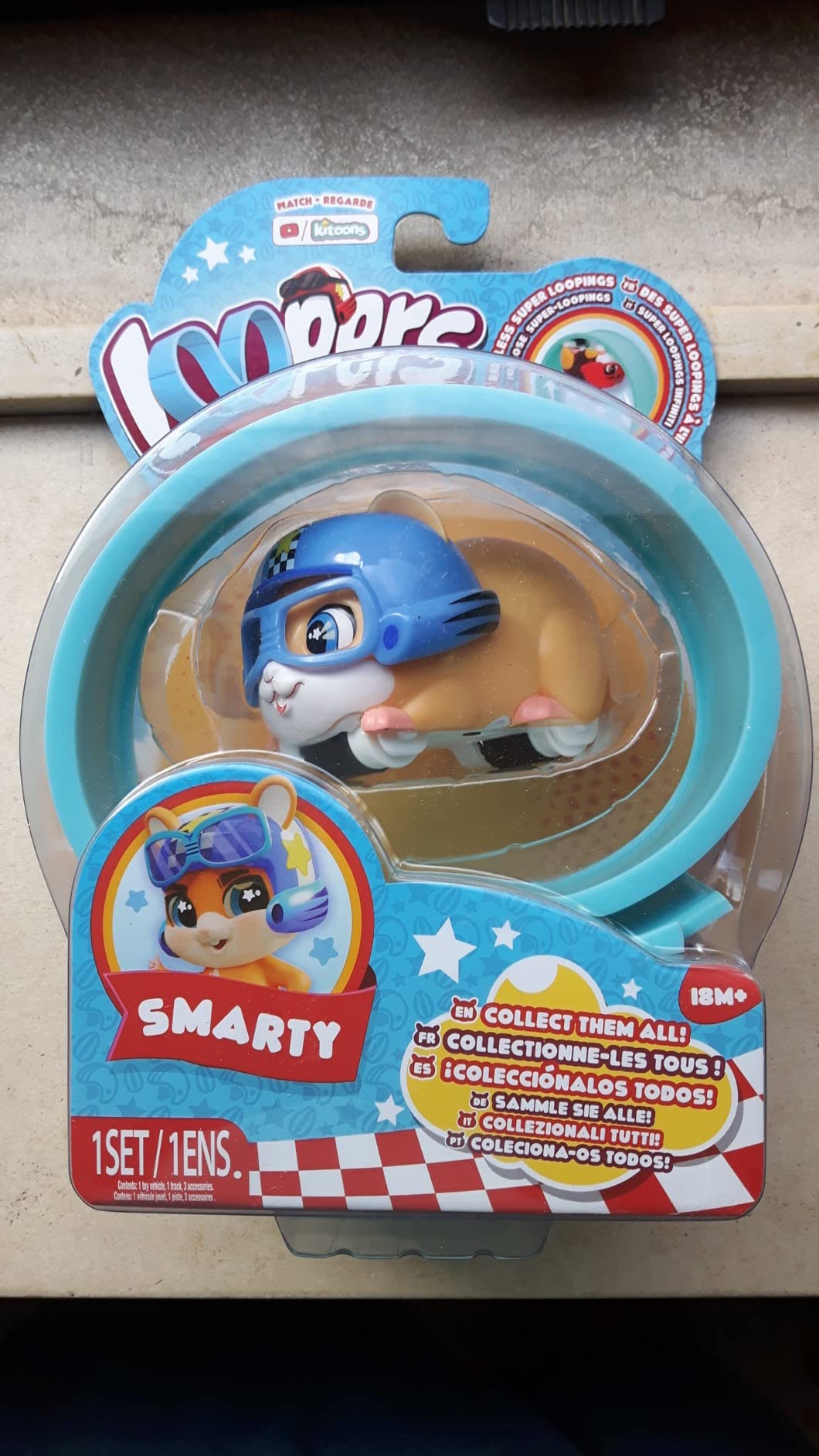 IMC Toys Loopers Hammies Smarty Criceto Interattivo Pista 3 Anni