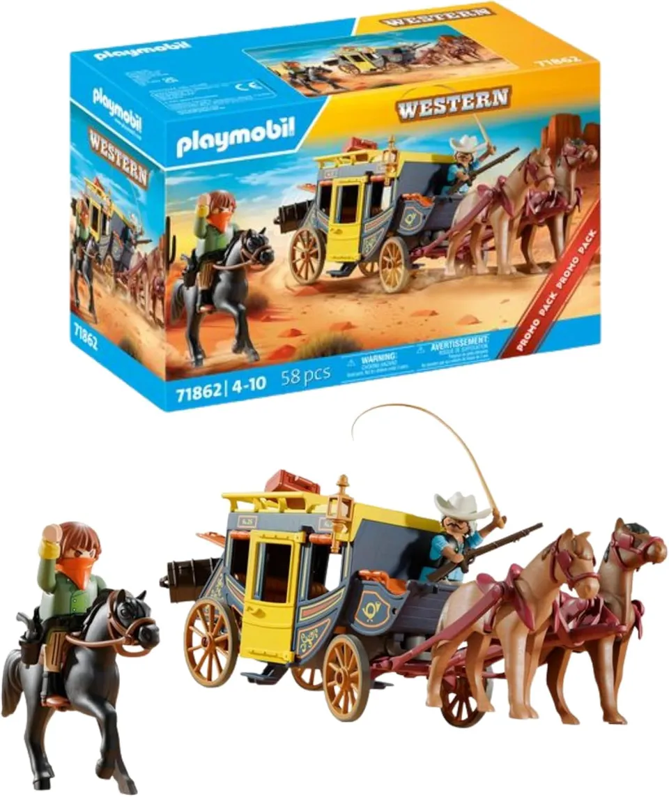Playmobil Western 71862 Promo Pack Assalto alla diligenza playset