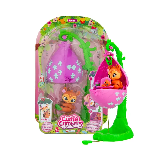 Cutie Climbers Fruitties family pack casetta fiore Dara