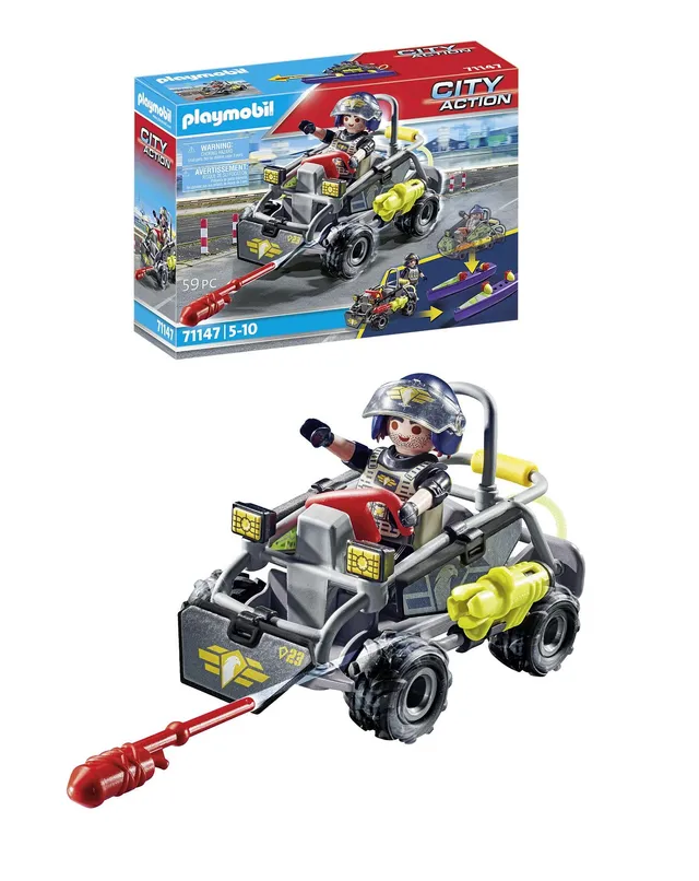 Playmobil City Action 71147 quad terra-acqua playset