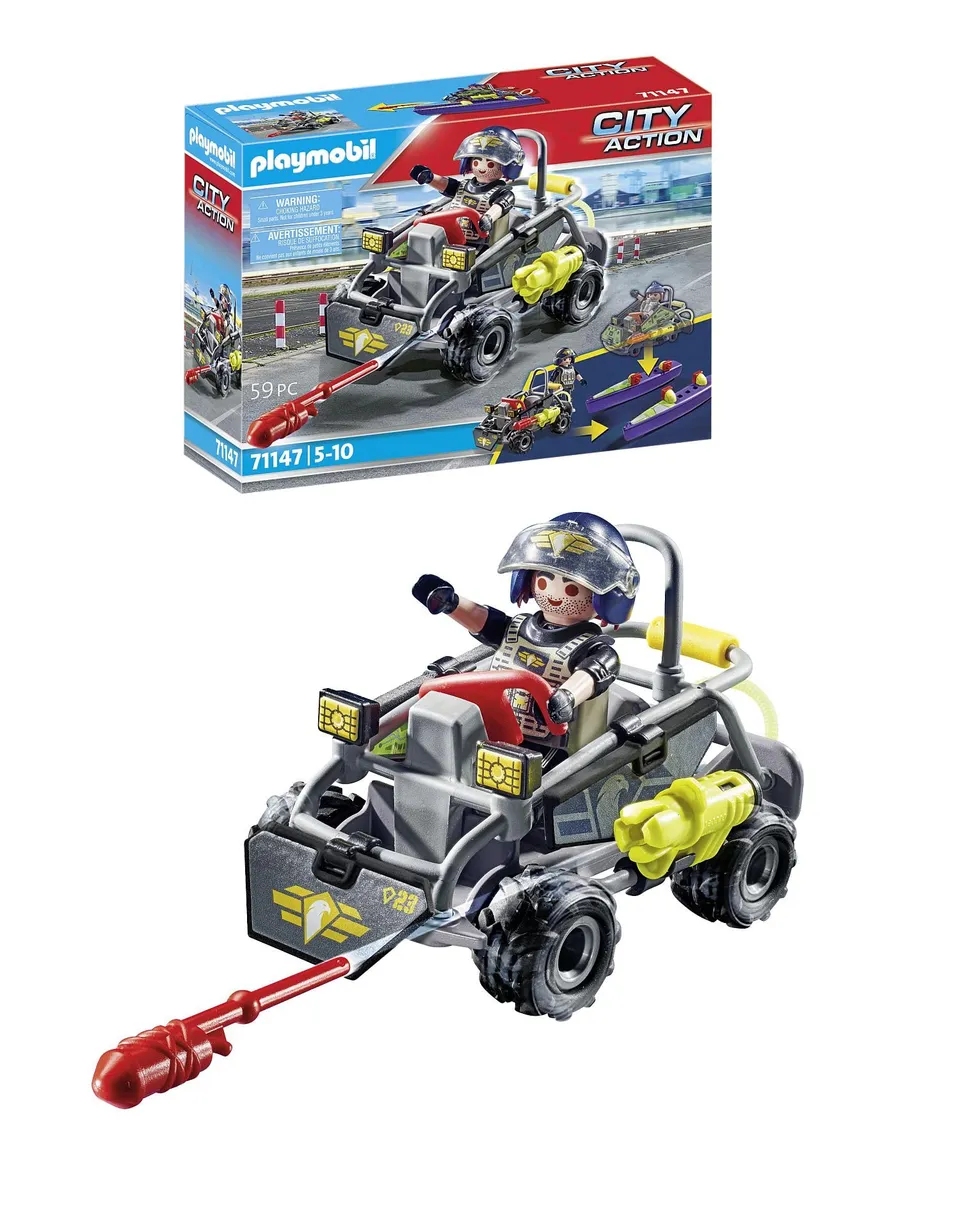 Playmobil City Action 71147 quad terra-acqua playset