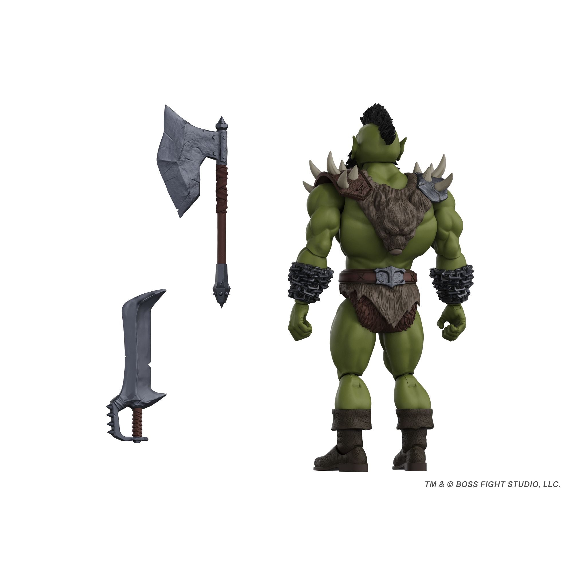 Boss Fight Studio Orc Warrior Chieftain action figure fantasy